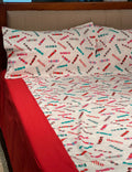 XMAS THEME KING SIZE BEDSHEETS