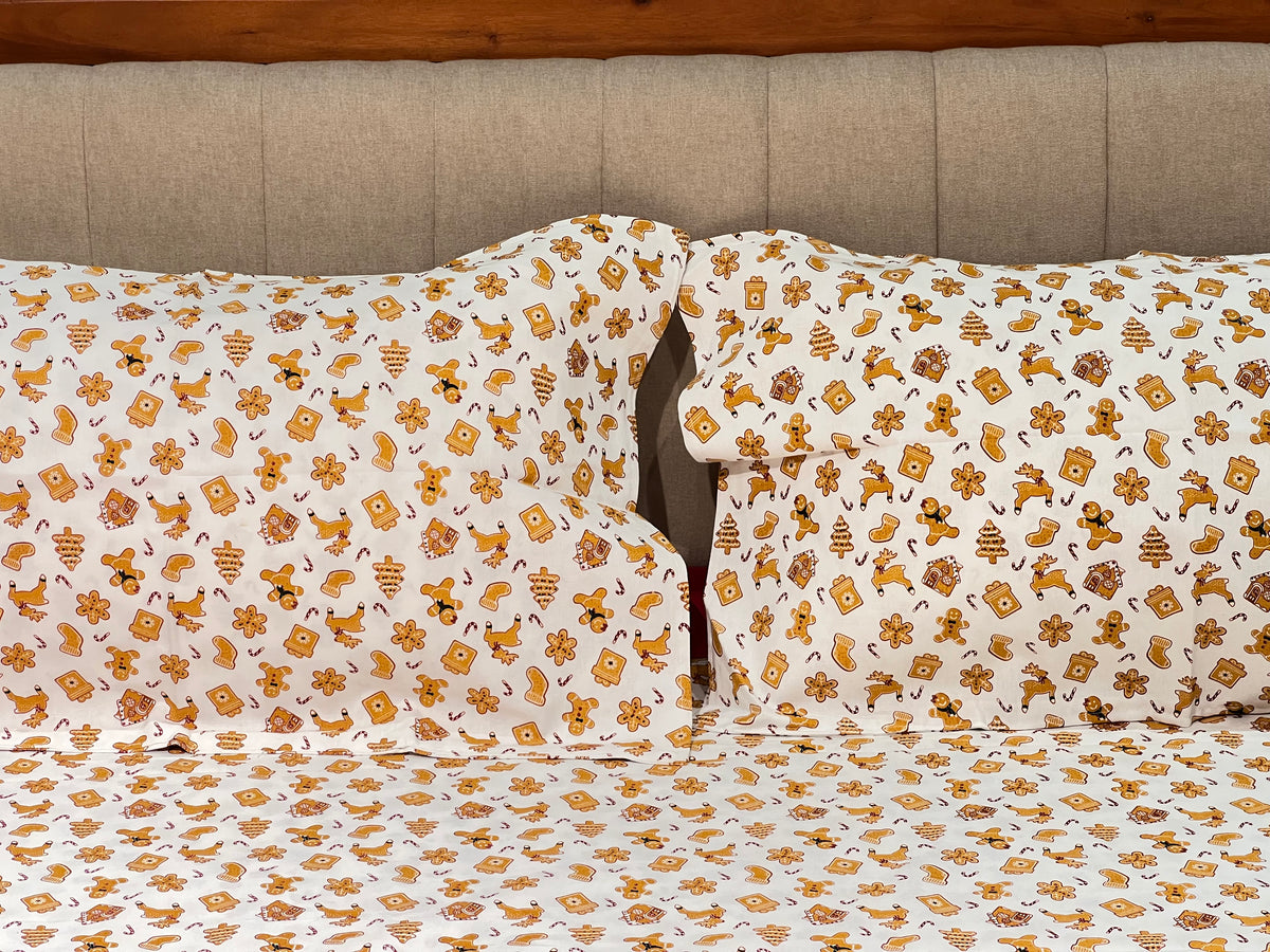 XMAS THEME KING SIZE BEDSHEETS