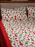 Xmas theme queen size bedsheets
