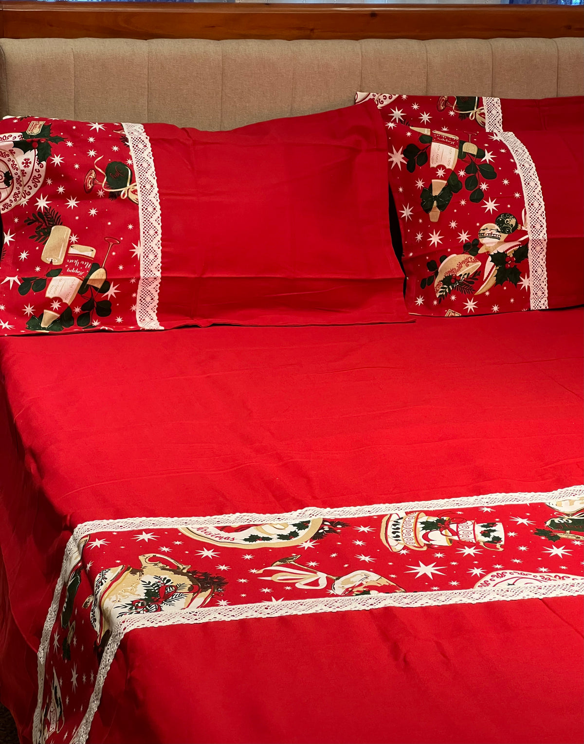 King size lace bedsheet