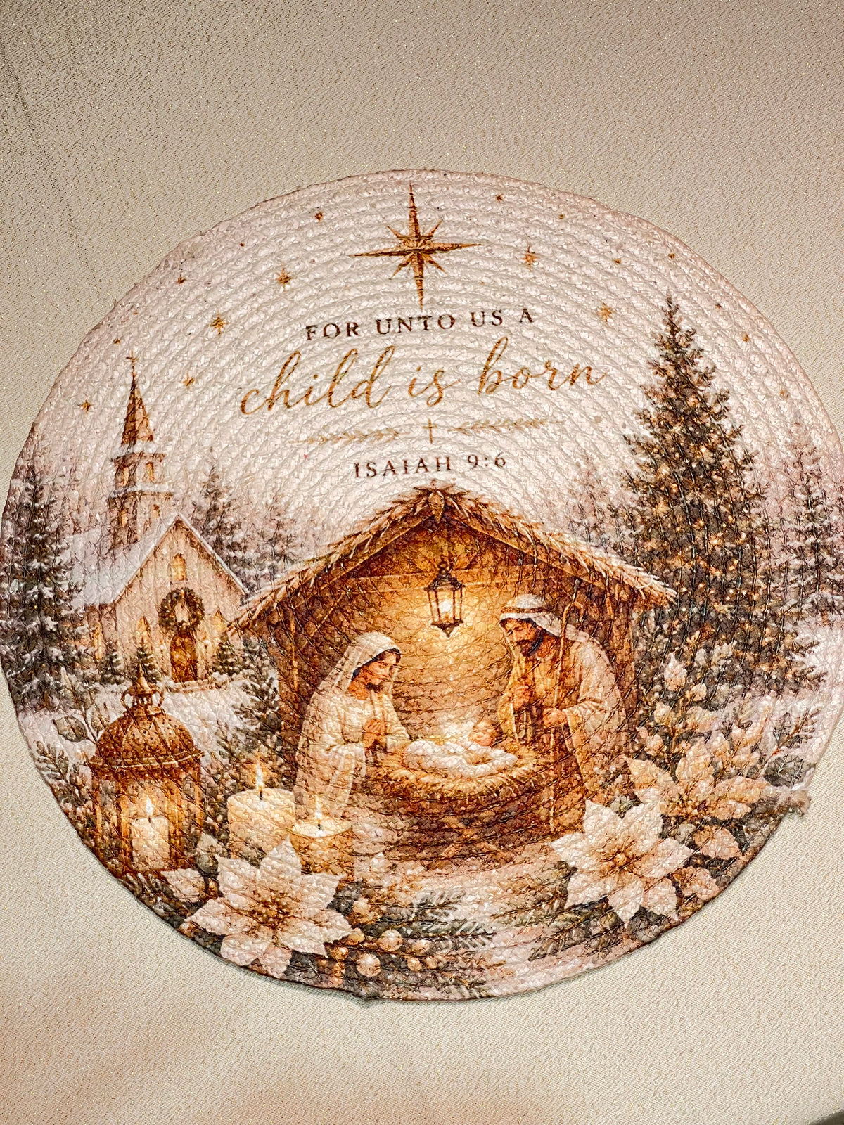 Xmas theme placemat