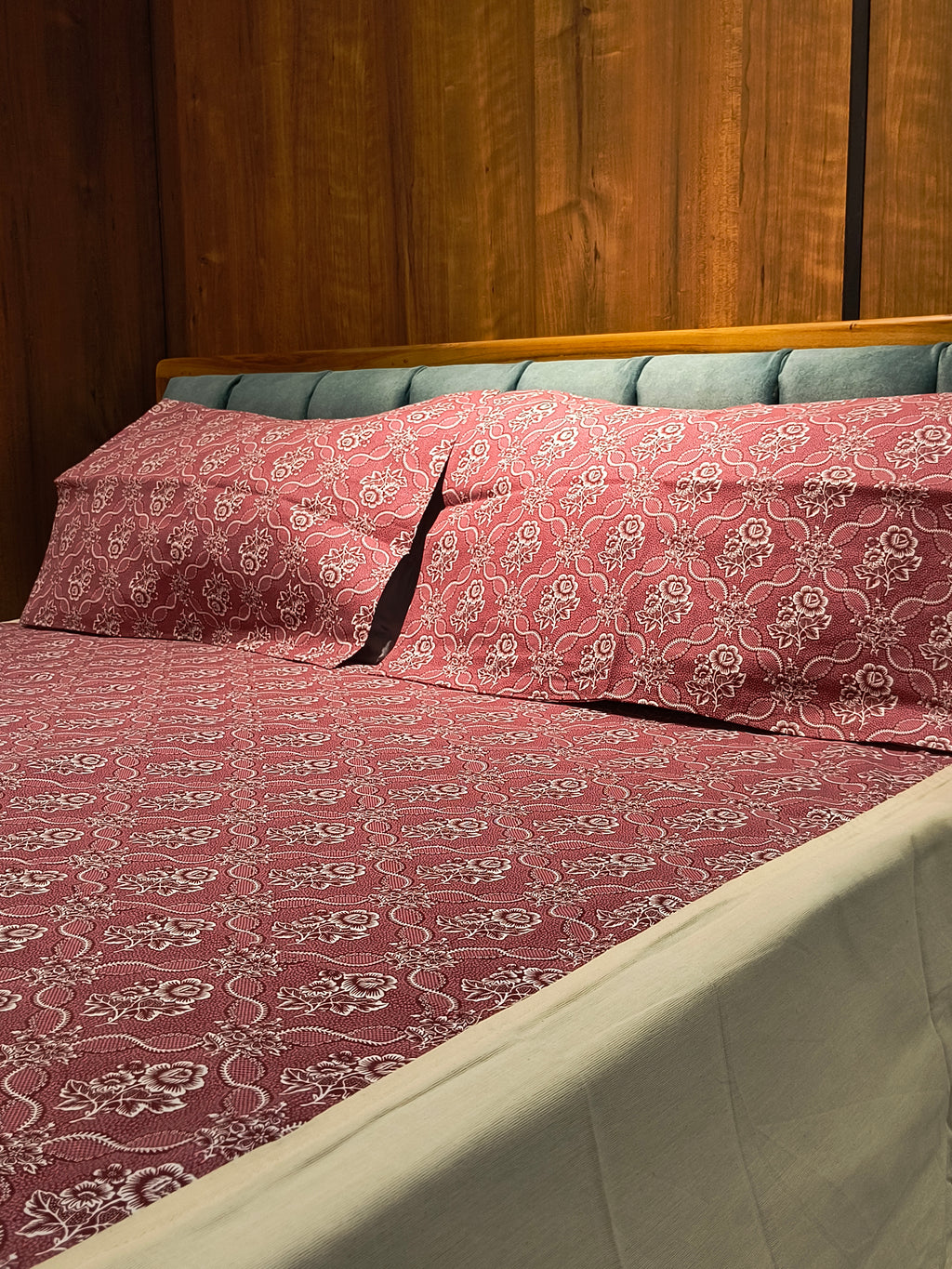 Queen Border Bedsheet Set