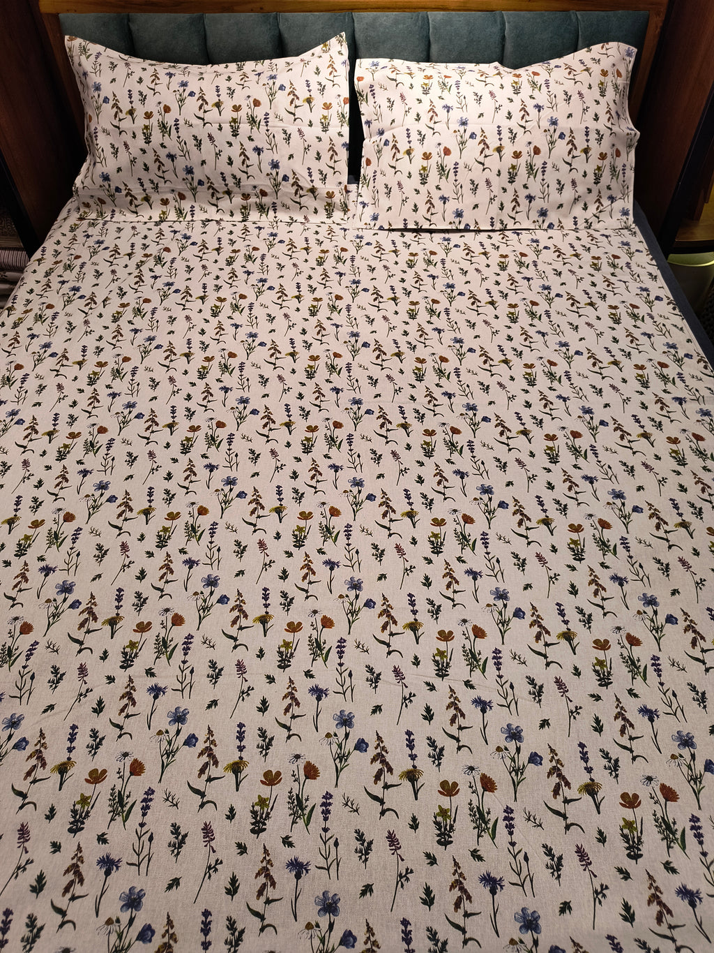 Queen Border Bedsheet Set