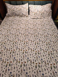 Queen Border Bedsheet Set