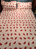 Queen Border Bedsheet Set