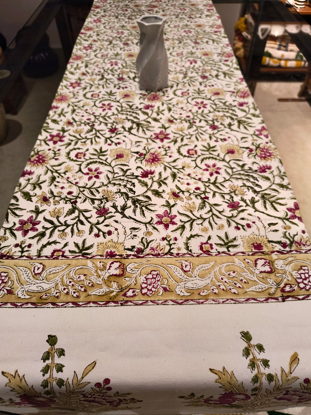 Hand Block Printed Table Runner