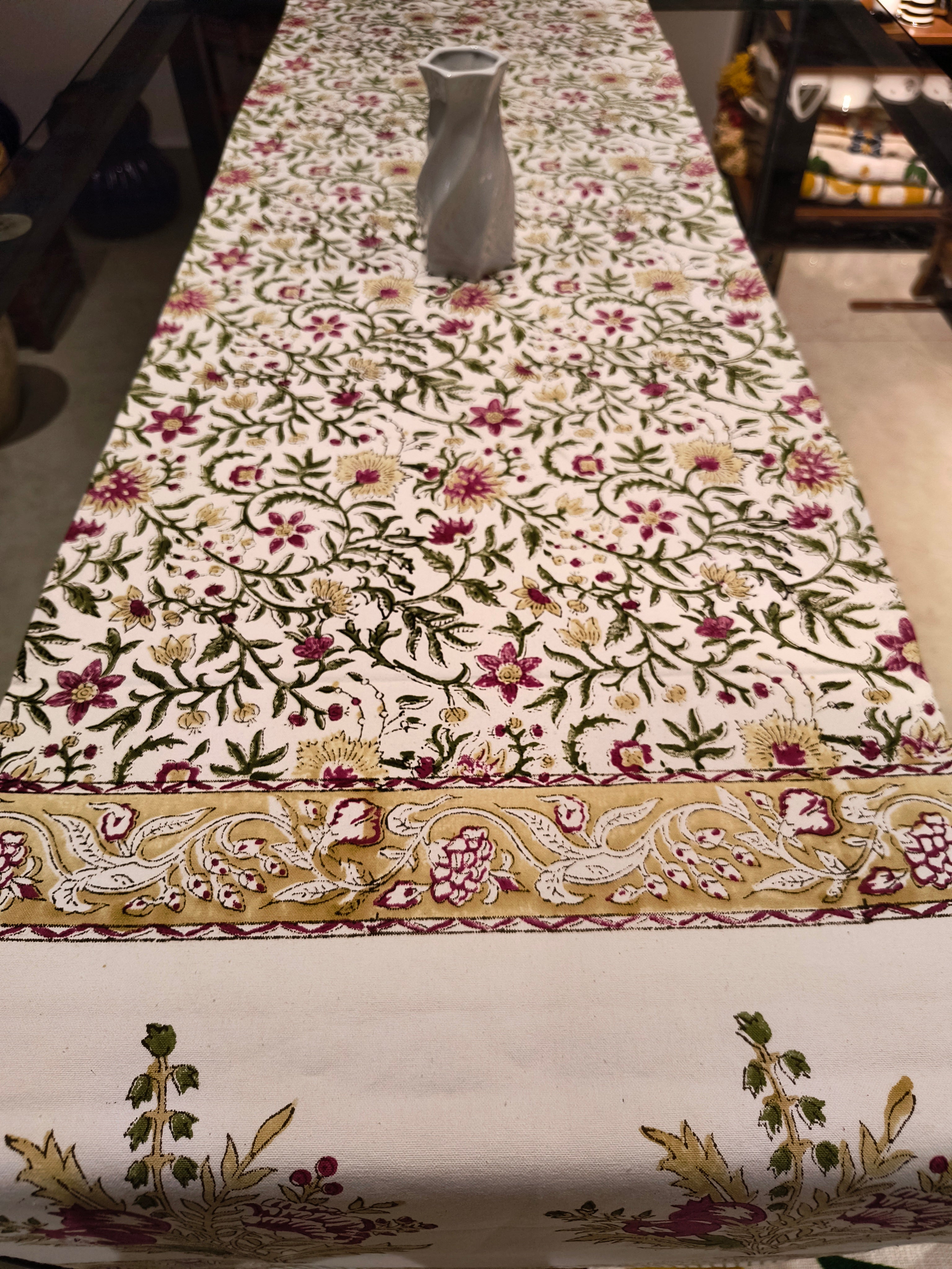 Hand Block Printed Table Runner