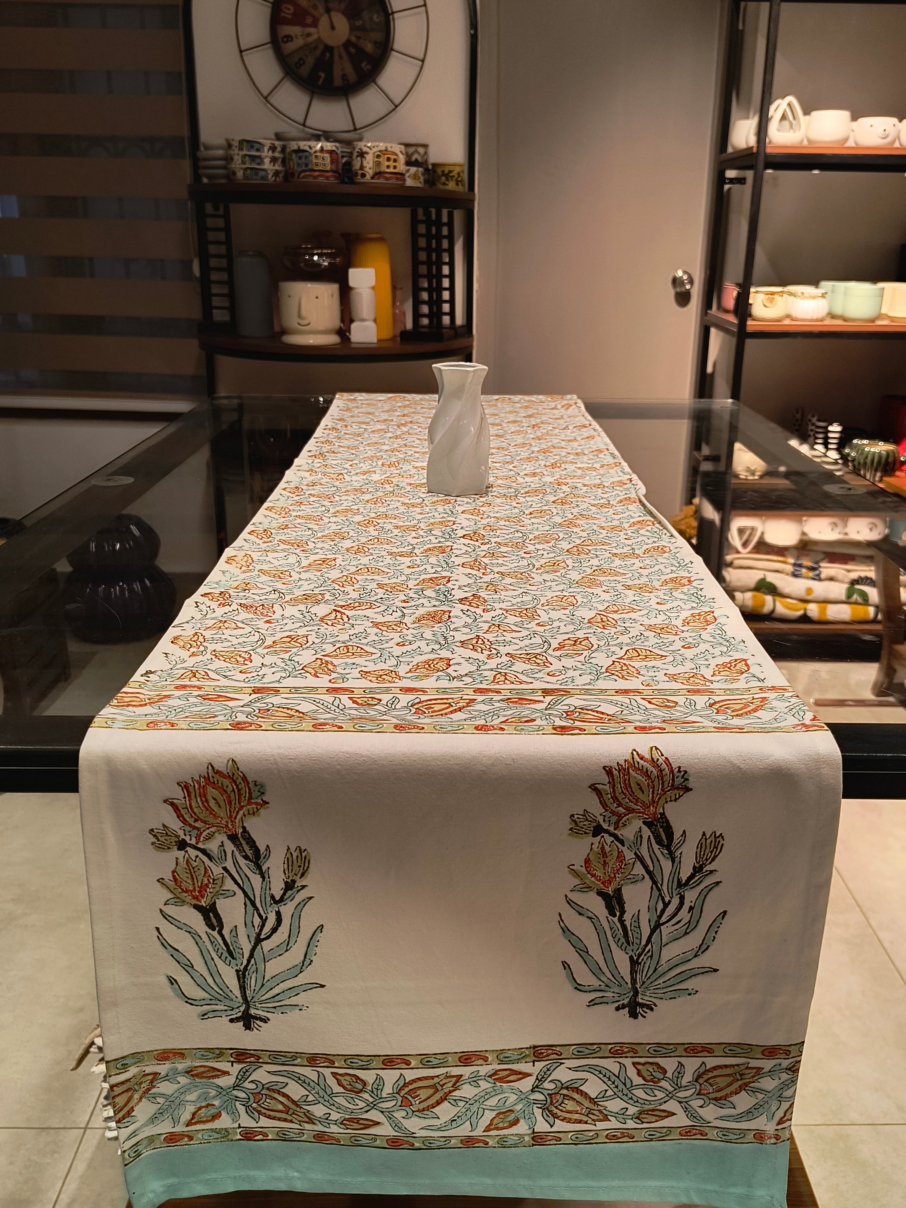 Hand Block Printed Table Runner