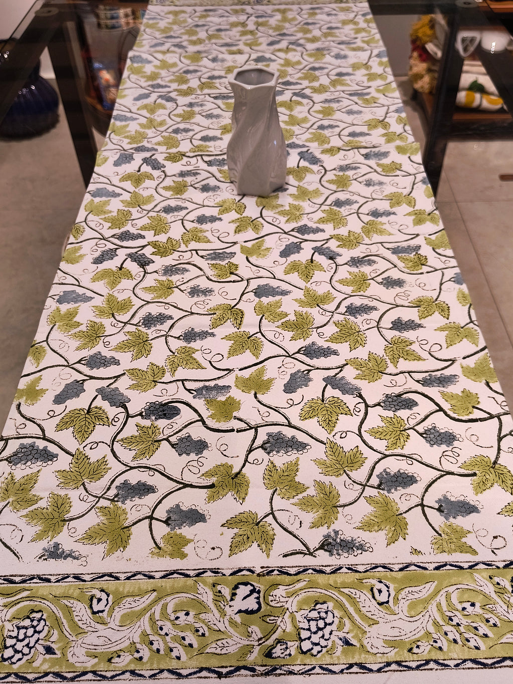 Hand Block Printed Table Runner