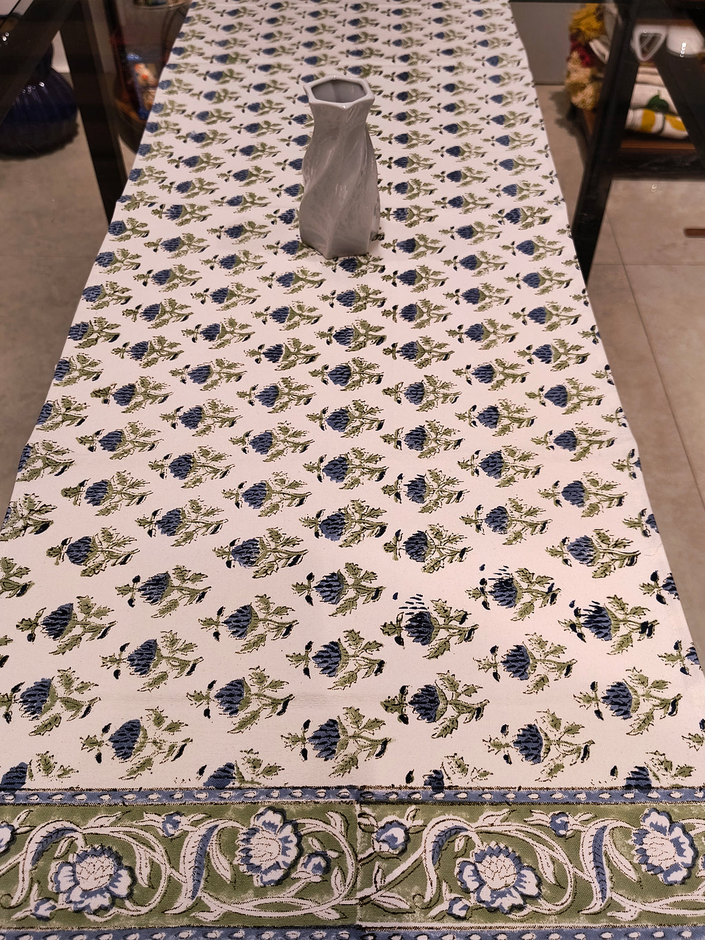 Hand Block Printed Table Runner