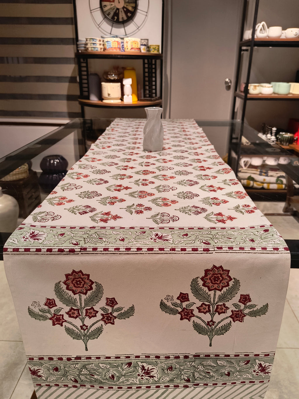 Hand Block Printed Table Runner