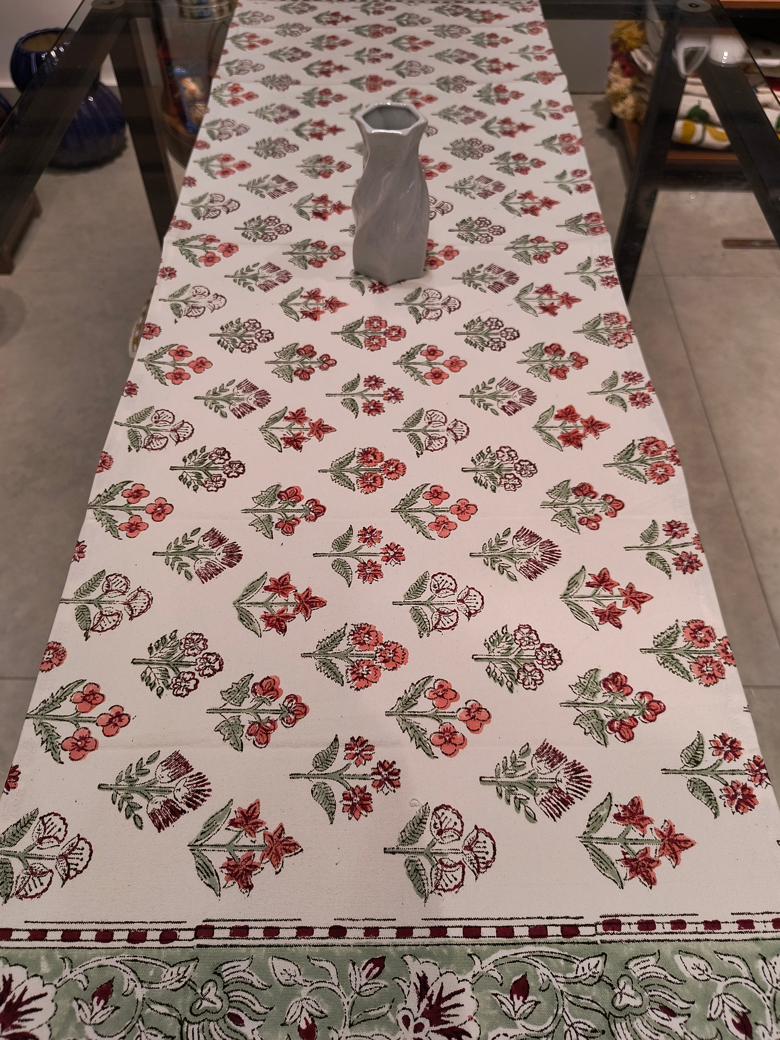 Hand Block Printed Table Runner