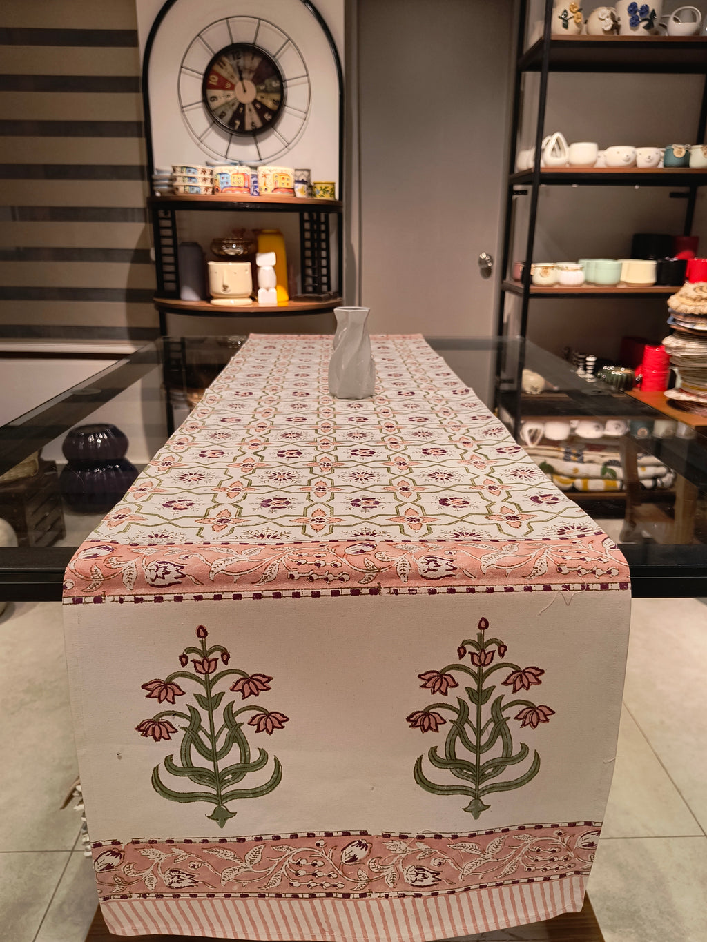 Hand Block Printed Table Runner