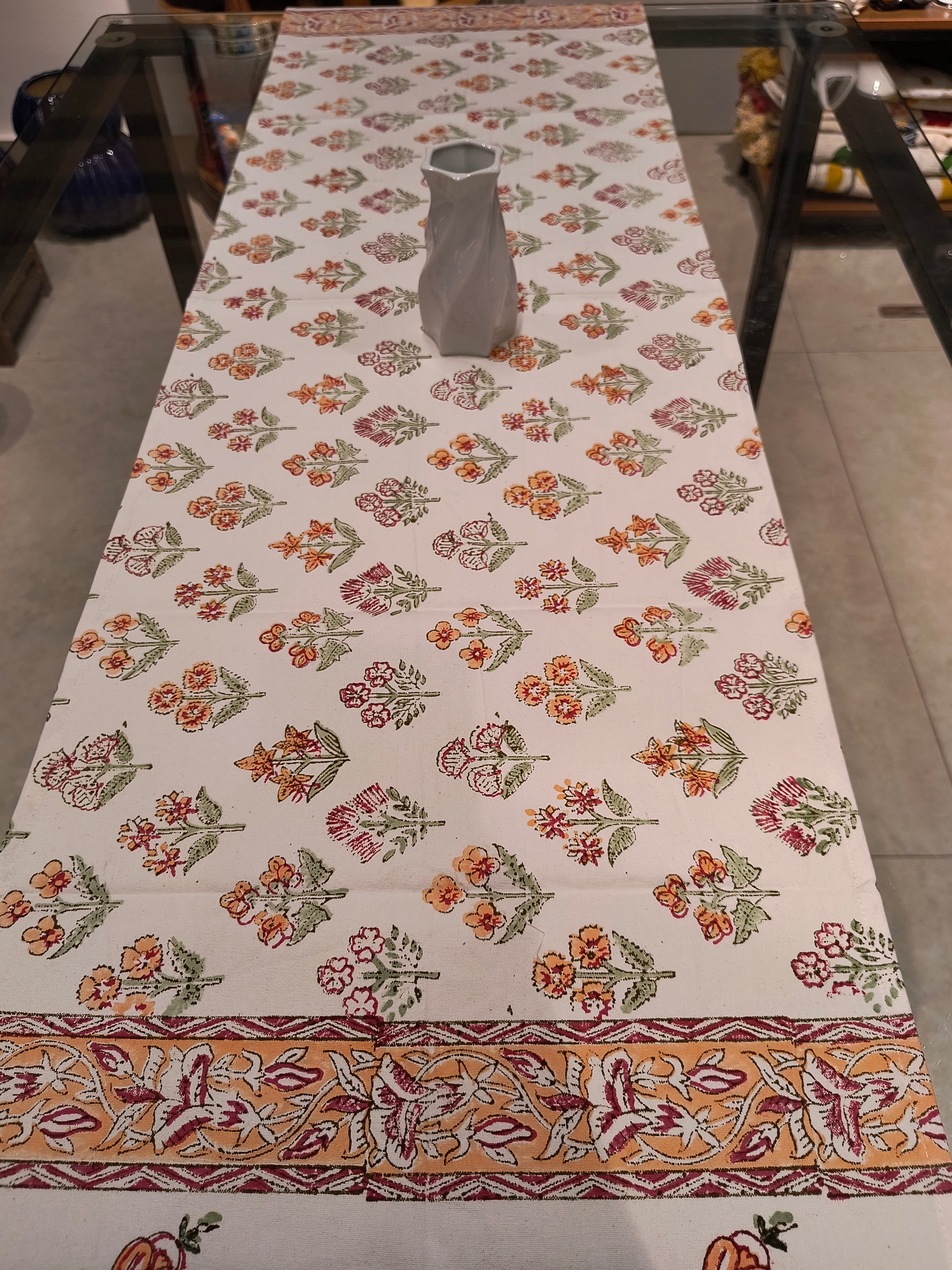Hand Block Printed Table Runner