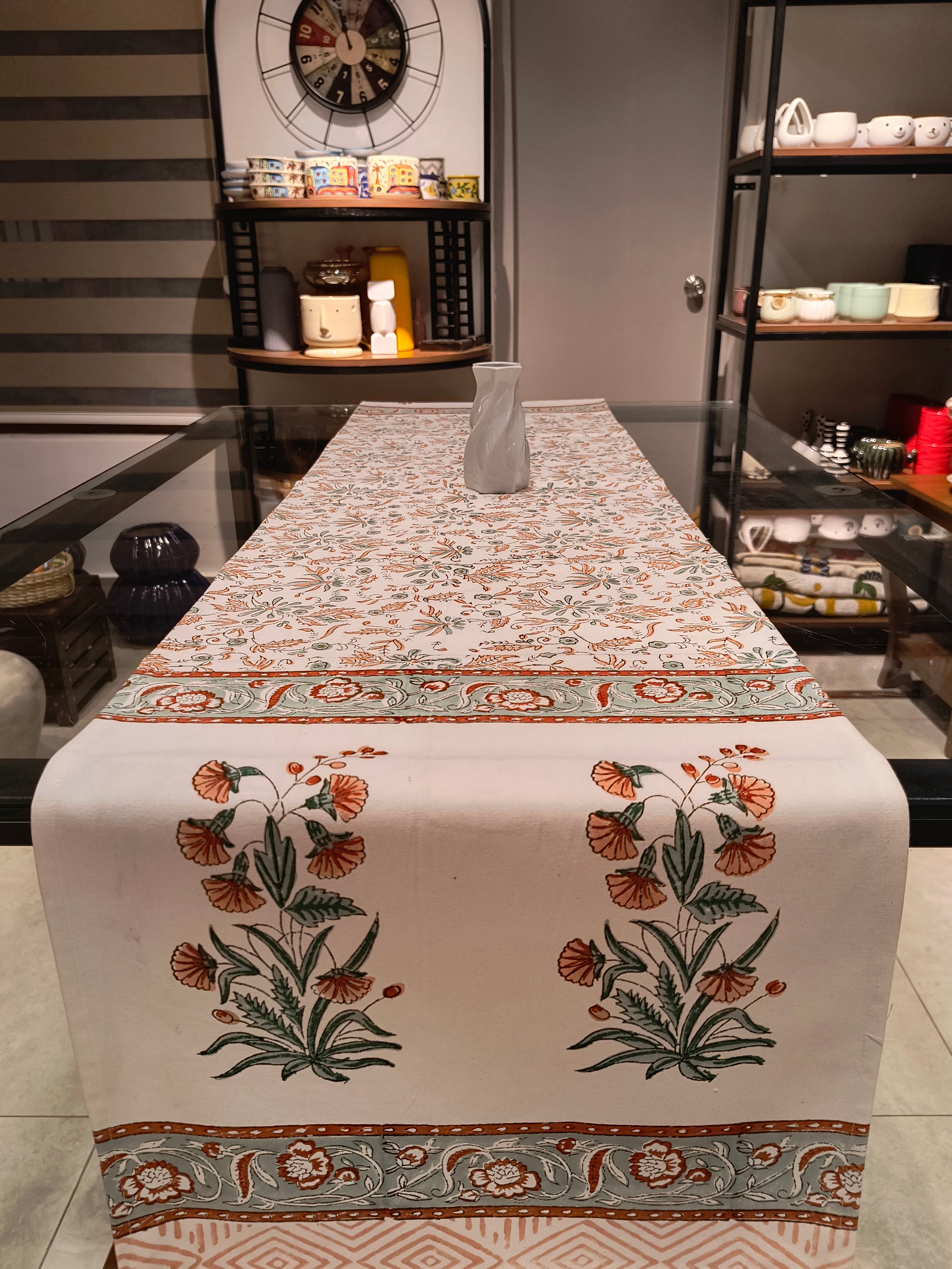 Hand Block Printed Table Runner