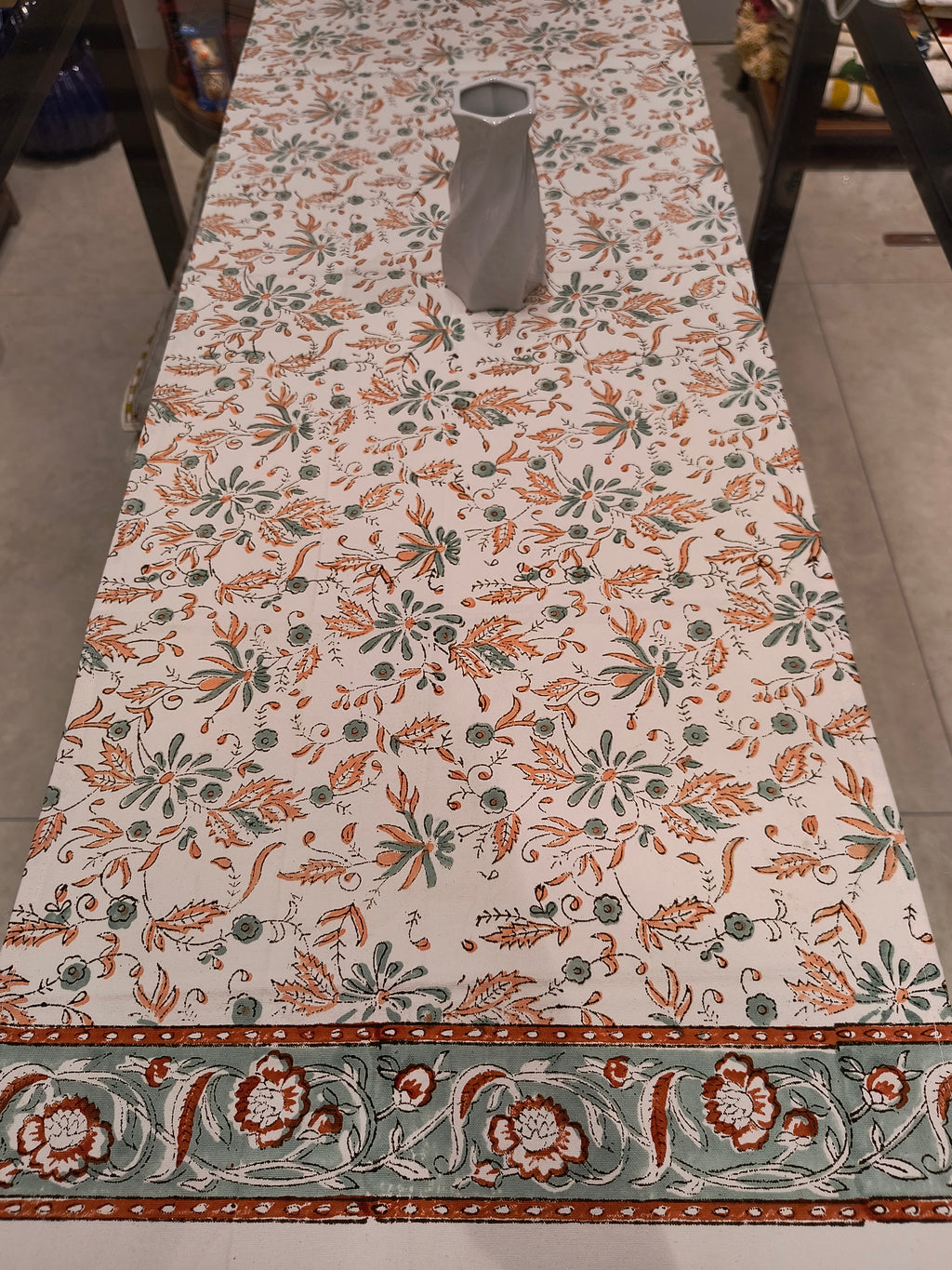 Hand Block Printed Table Runner