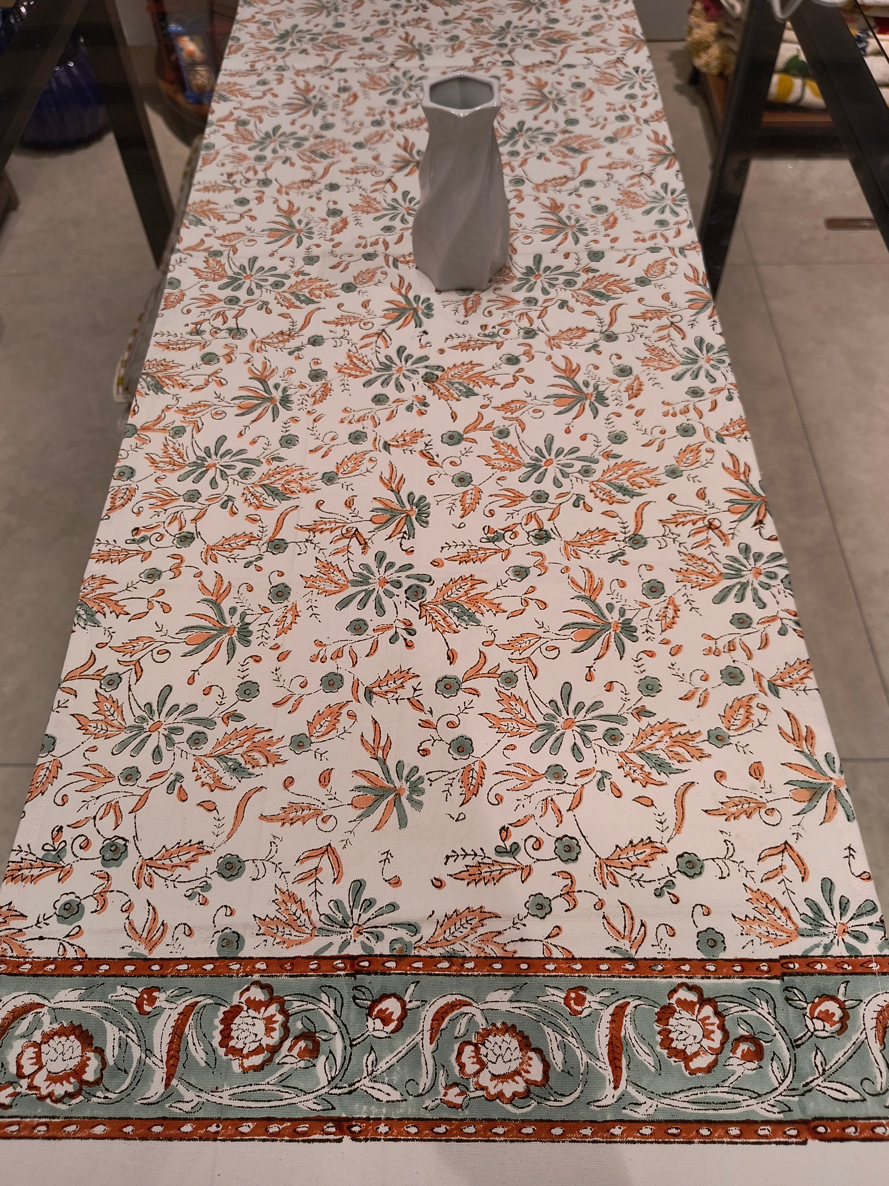 Hand Block Printed Table Runner