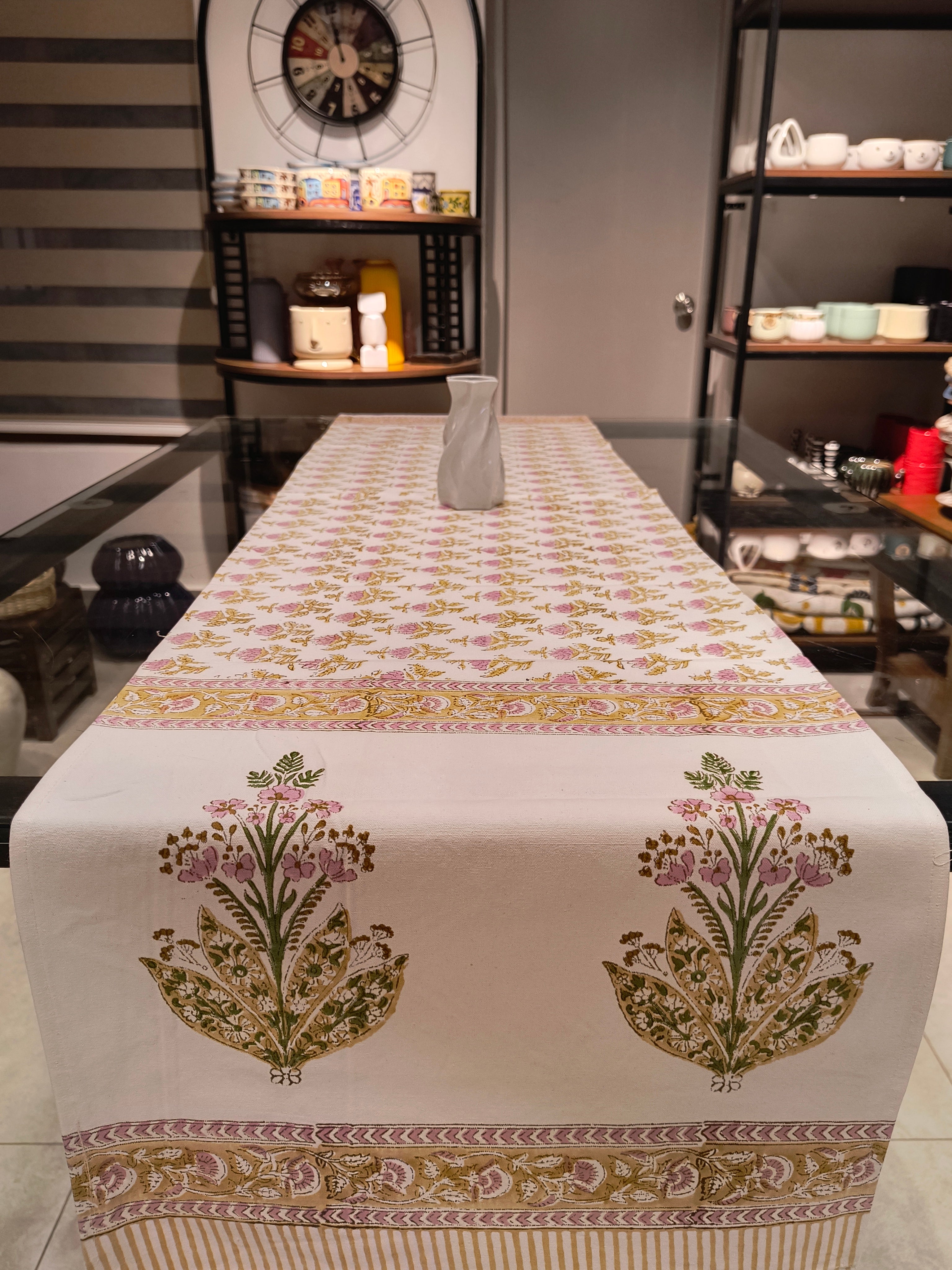 Hand Block Printed Table Runner