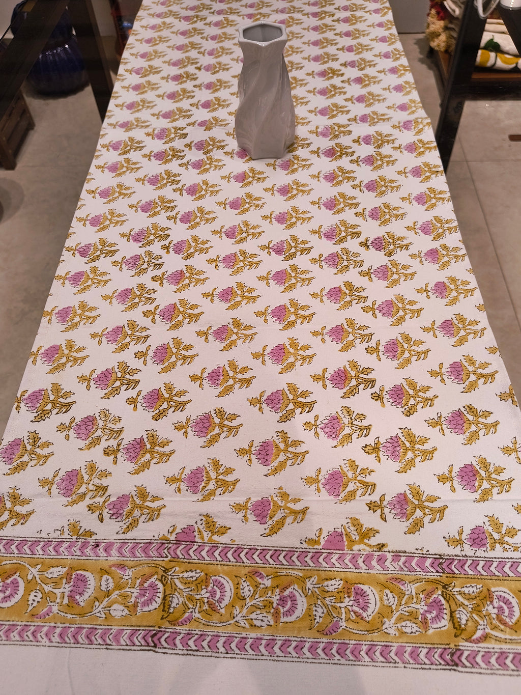 Hand Block Printed Table Runner