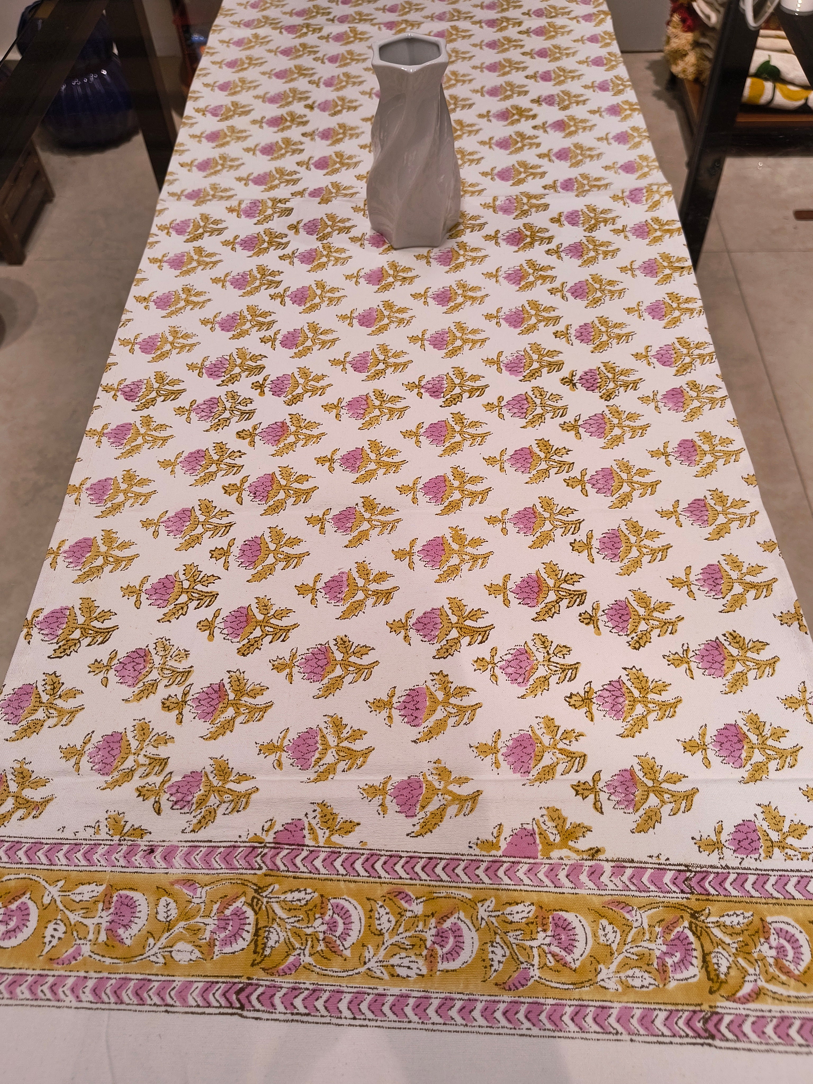 Hand Block Printed Table Runner