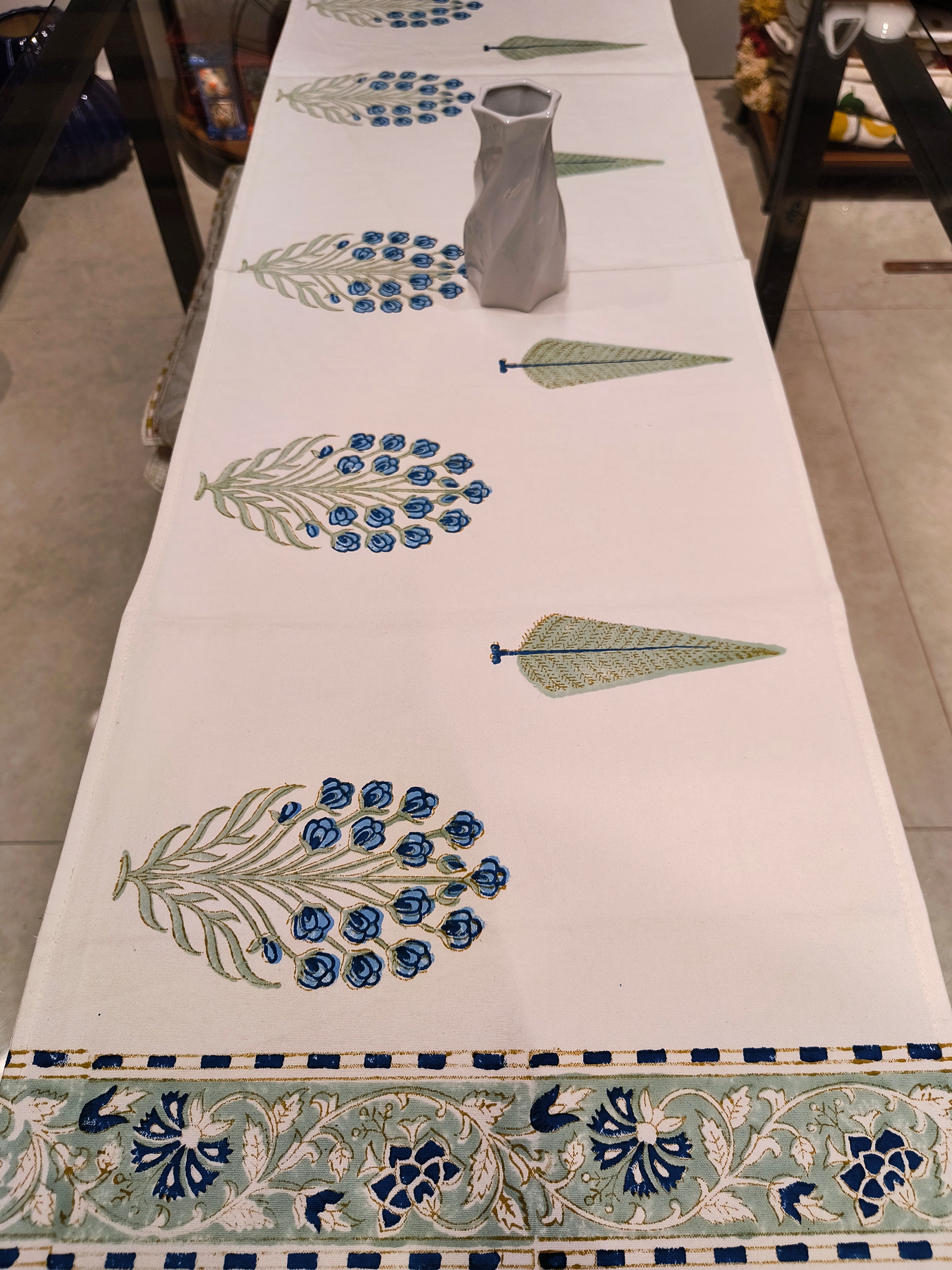 Hand Block Printed Table Runner