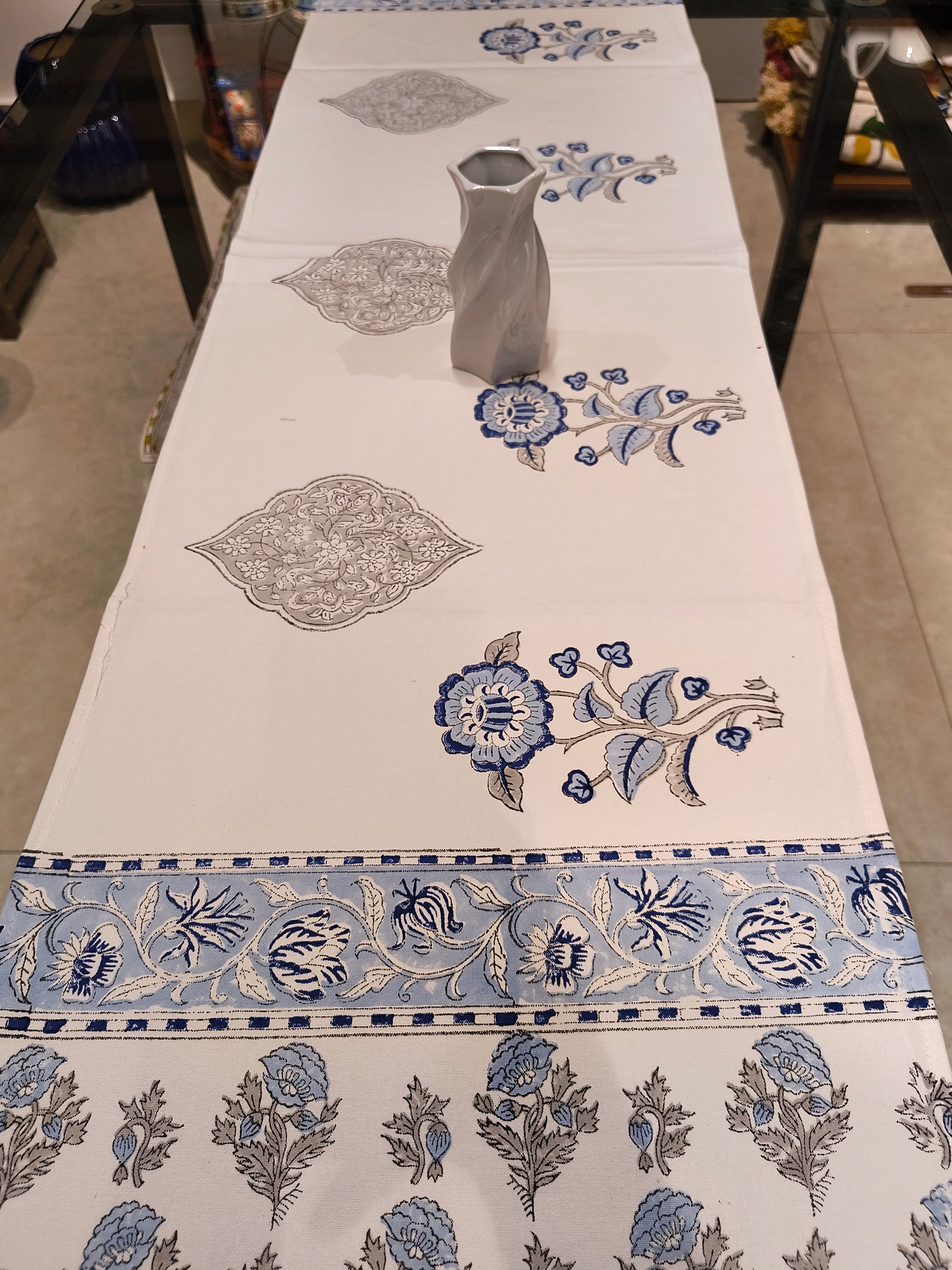 Hand Block Printed Table Runner