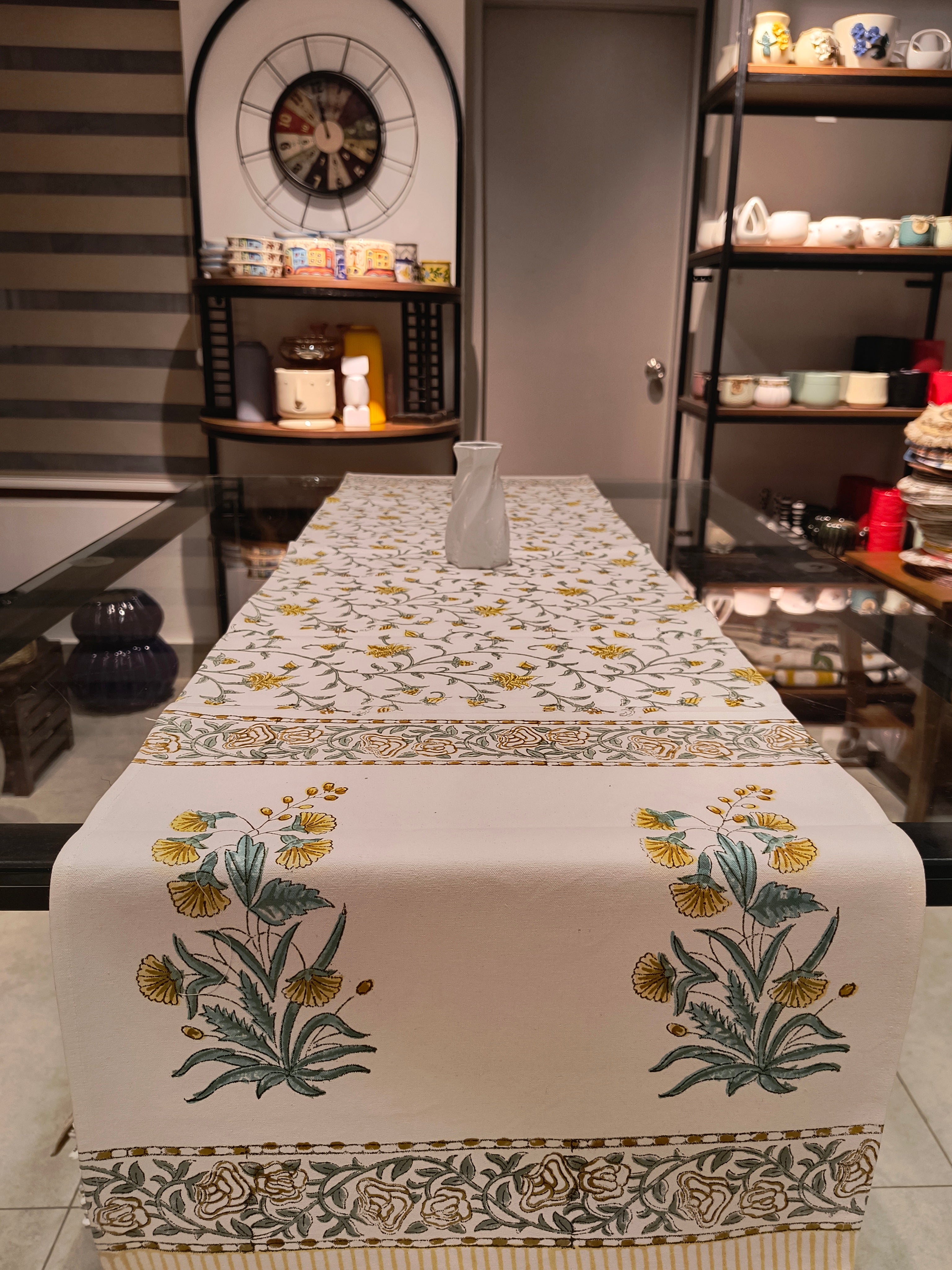 Hand Block Printed Table Runner