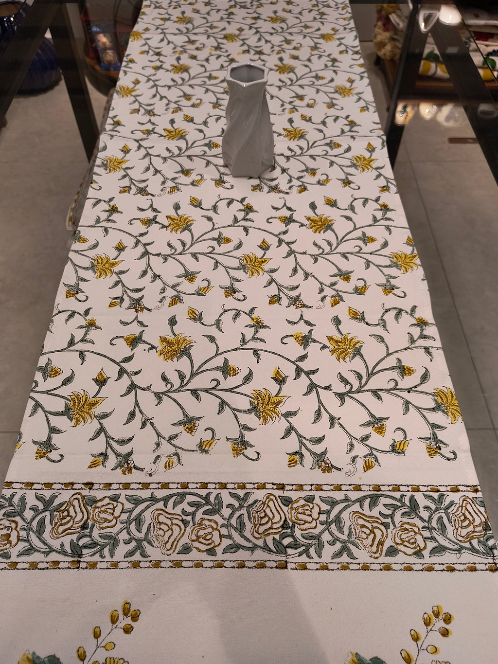 Hand Block Printed Table Runner