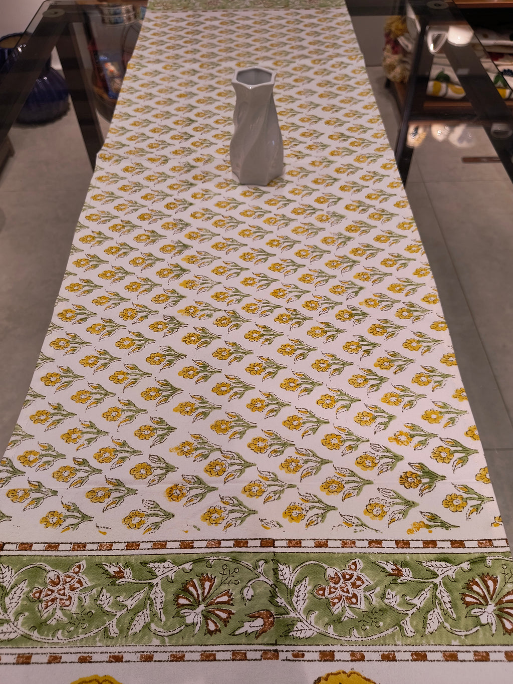 Hand Block Printed Table Runner