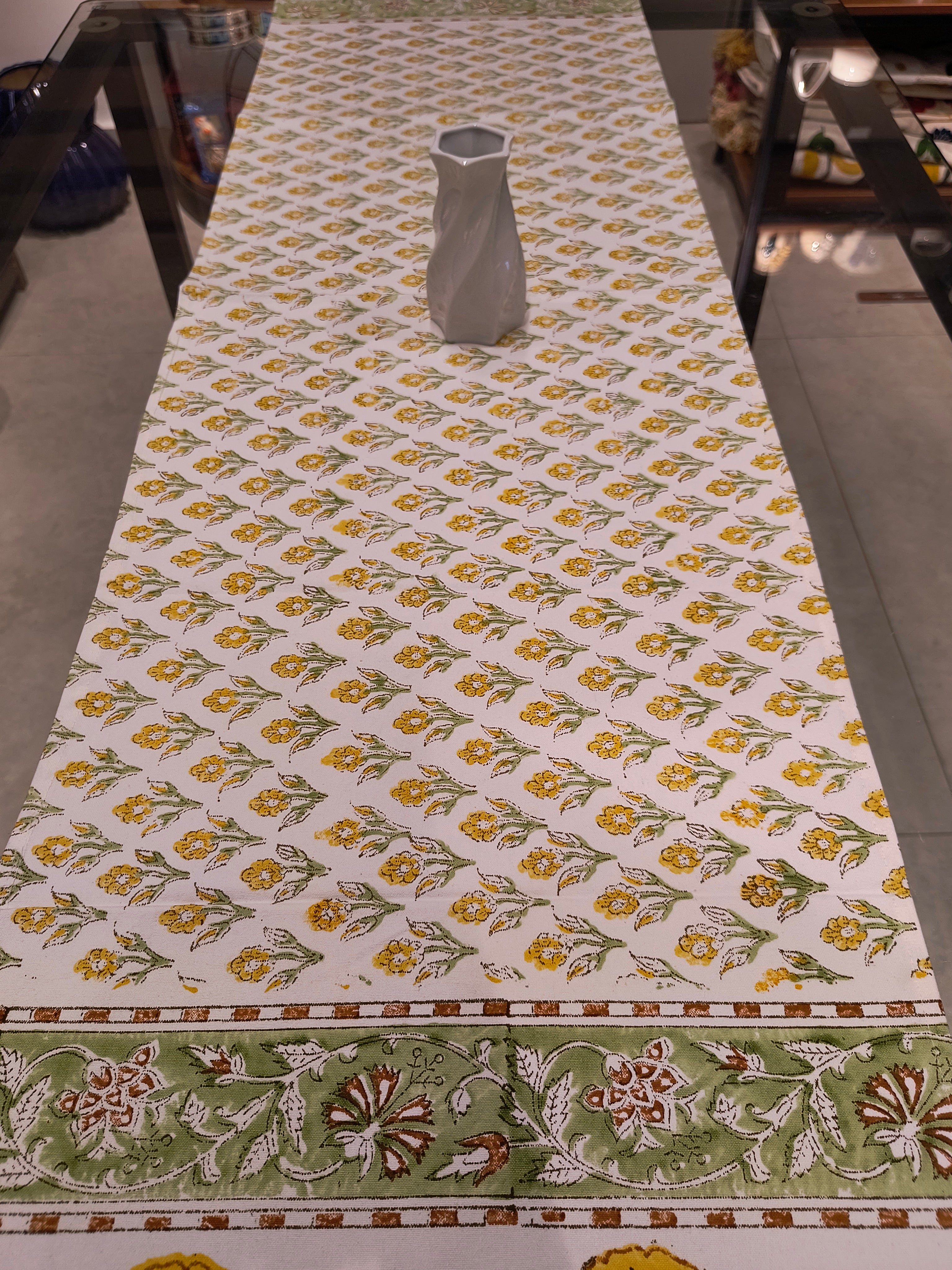 Hand Block Printed Table Runner