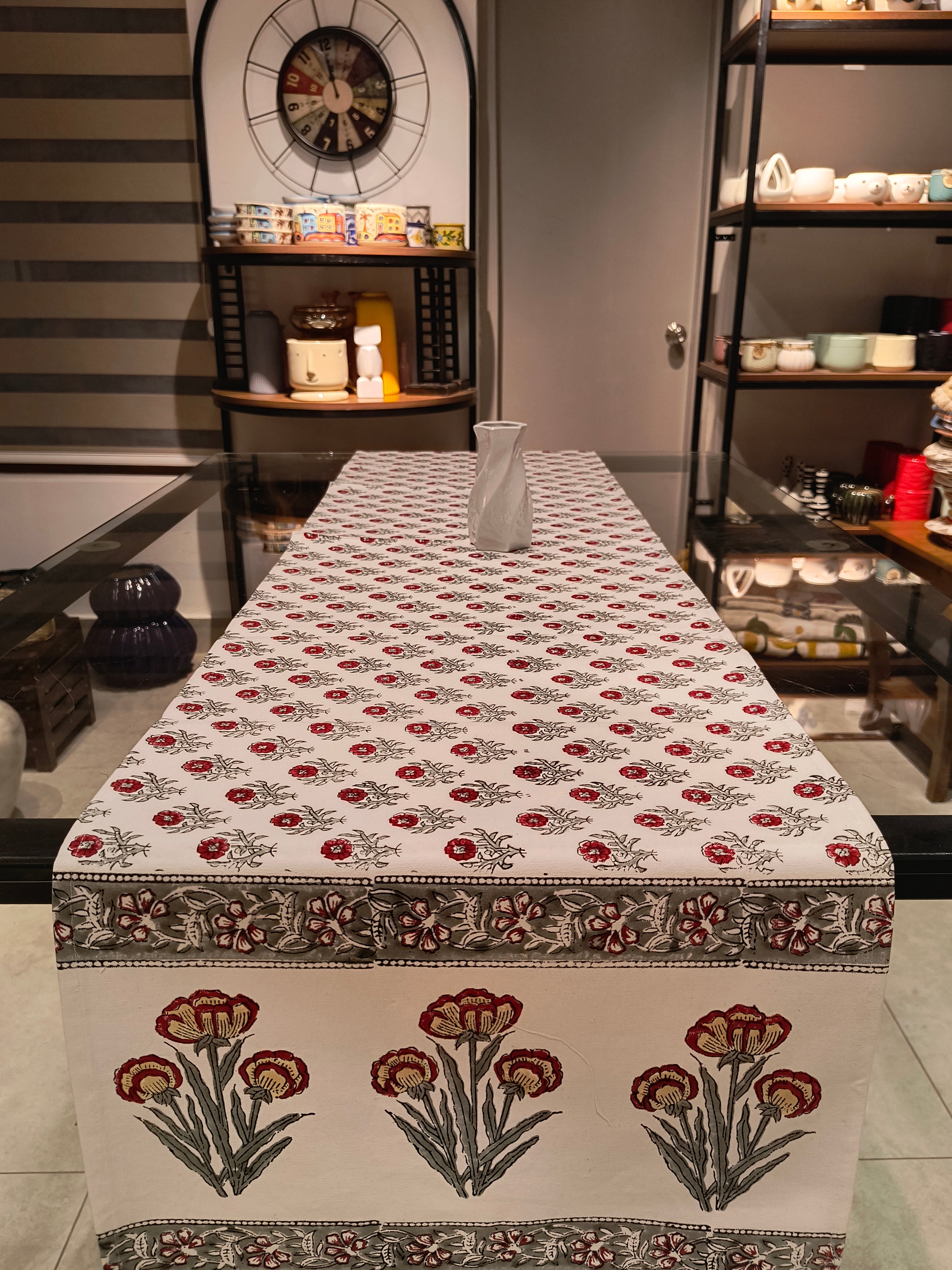 Hand Block Printed Table Runner