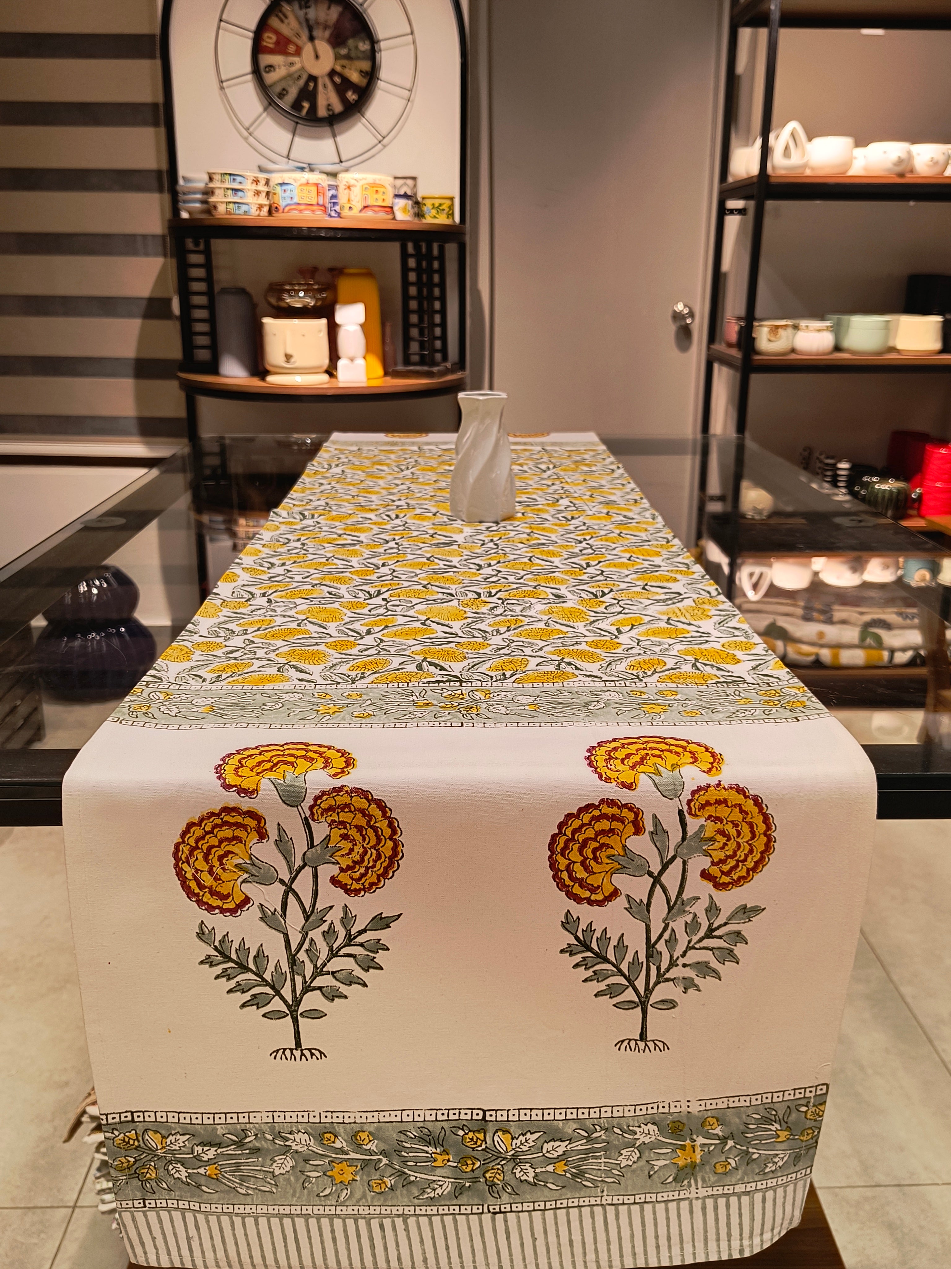 Hand Block Printed Table Runner