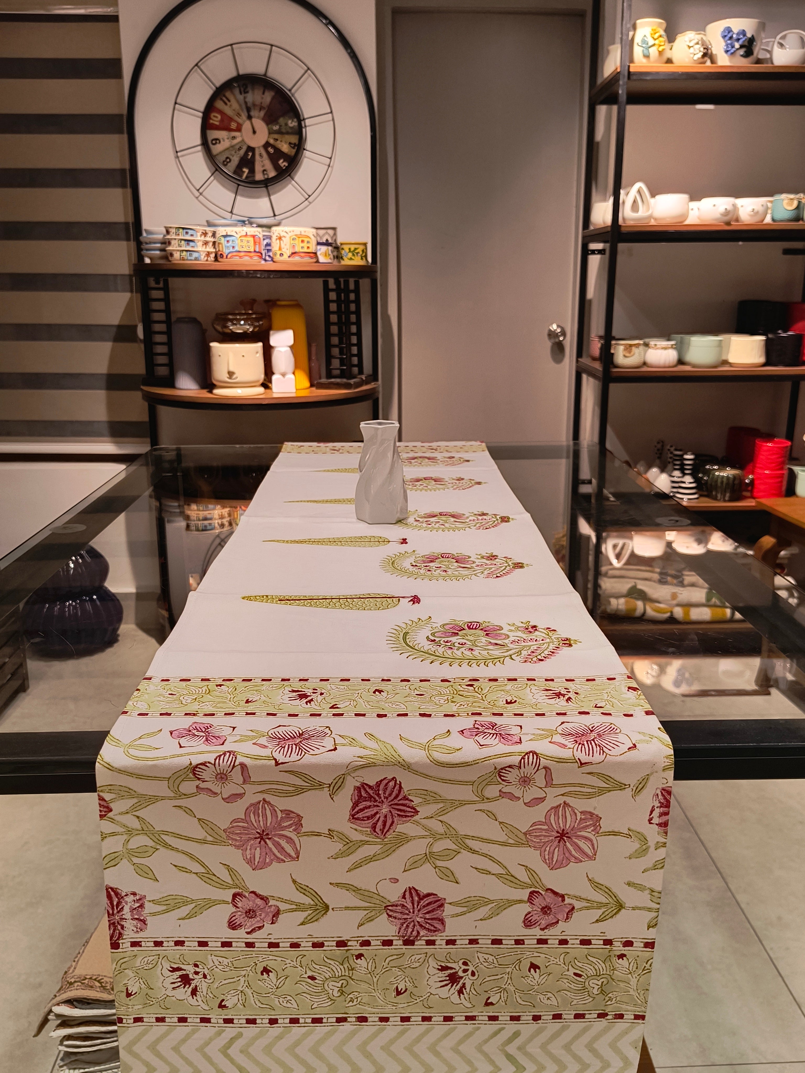Hand Block Printed Table Runner