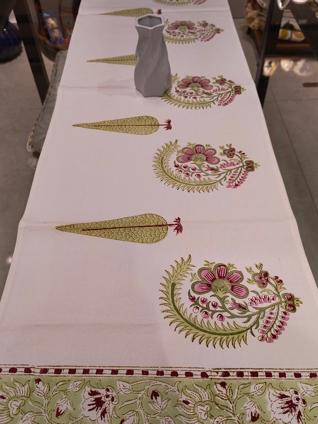 Hand Block Printed Table Runner
