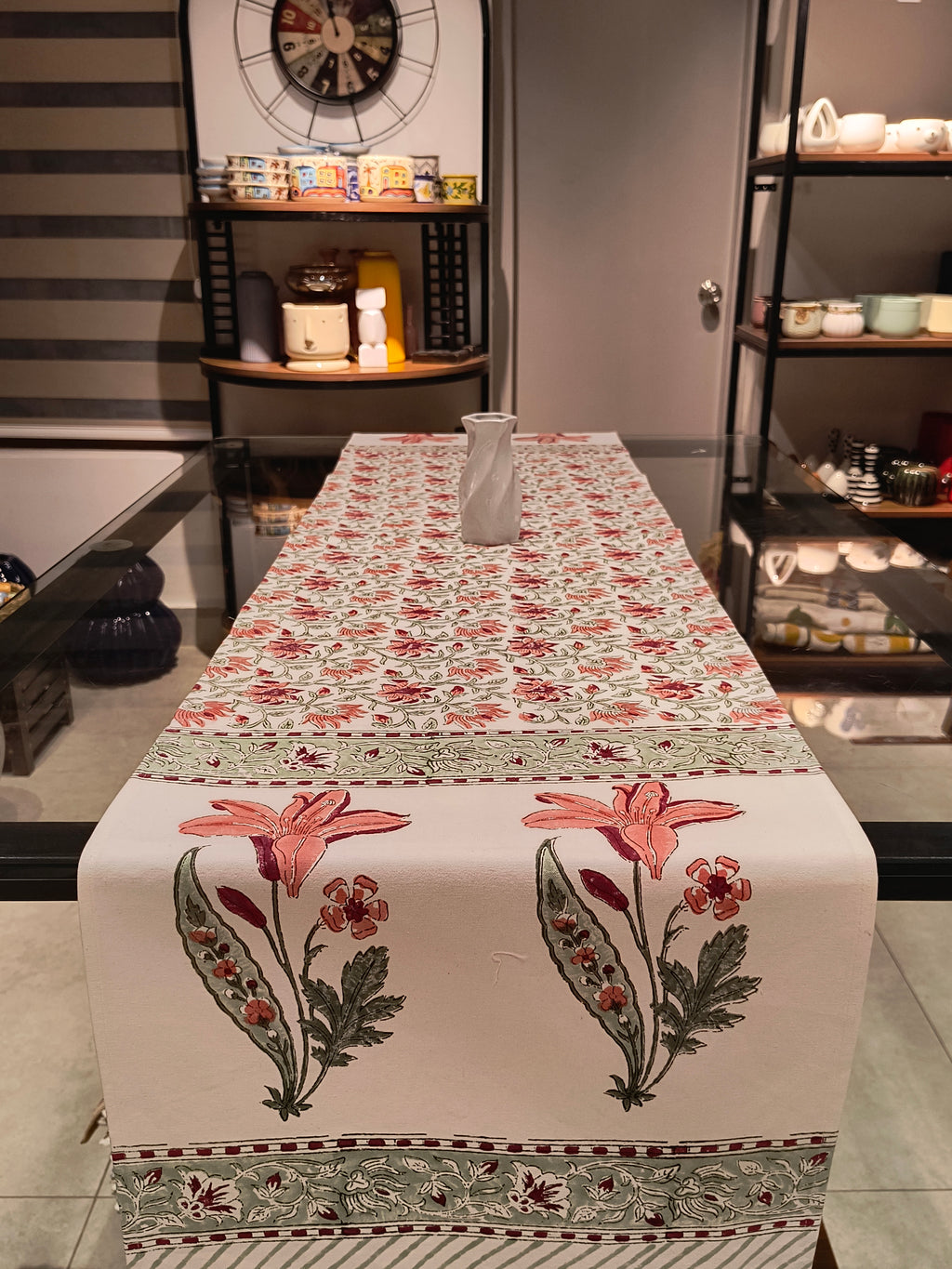 Hand Block Printed Table Runner
