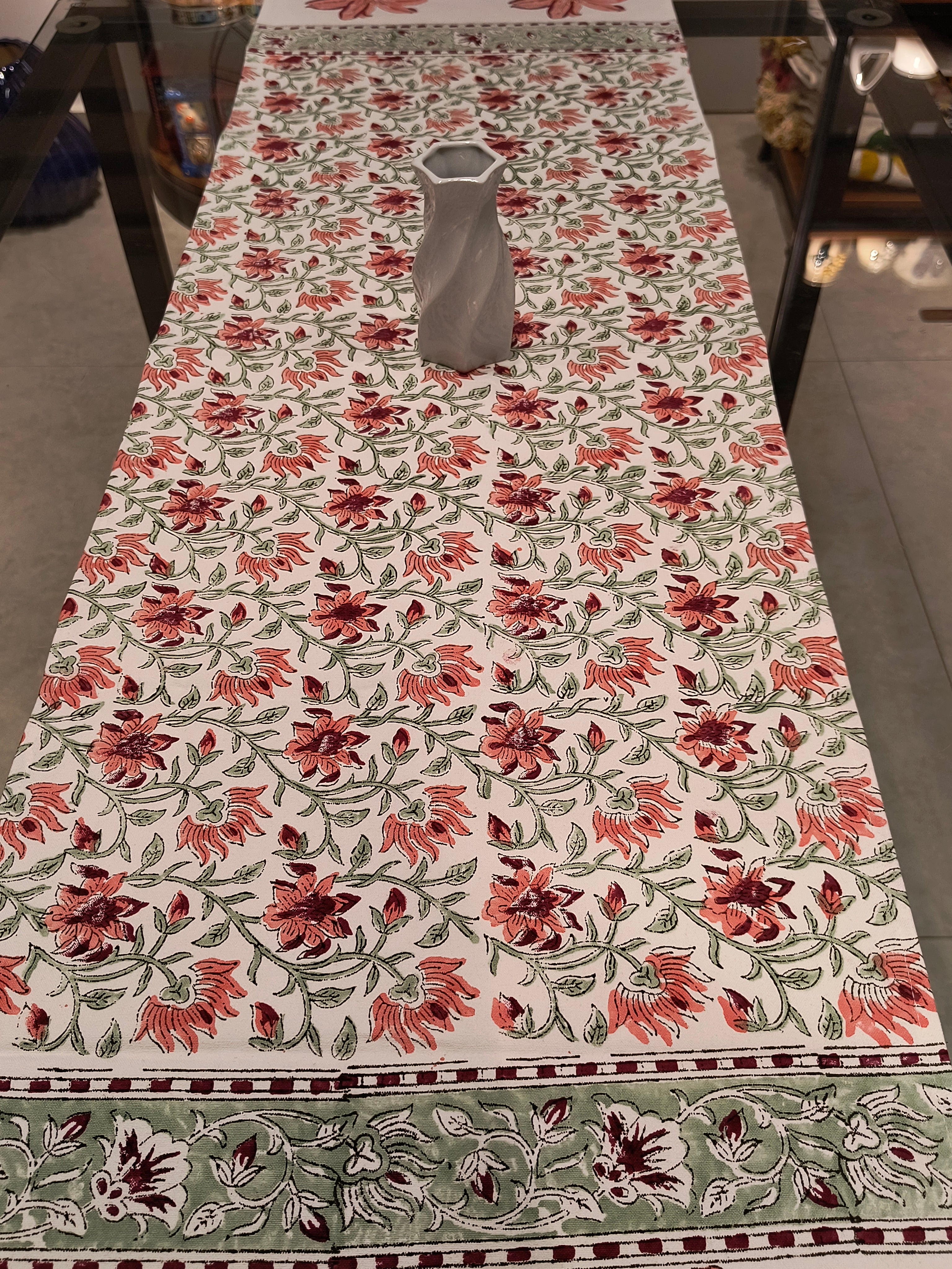 Hand Block Printed Table Runner