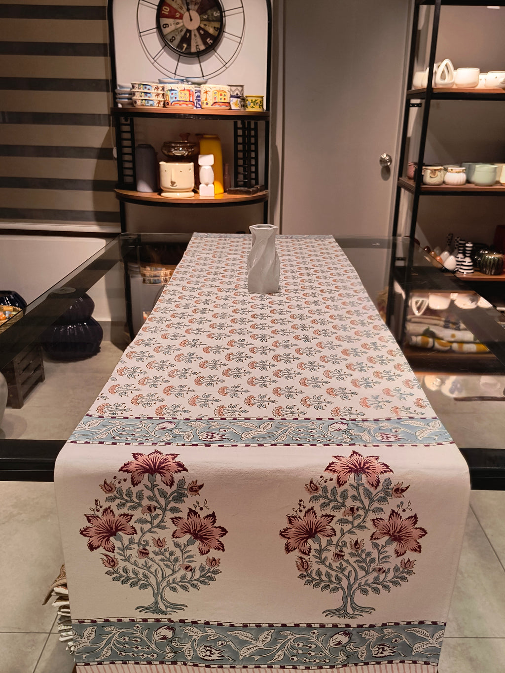 Hand Block Printed Table Runner