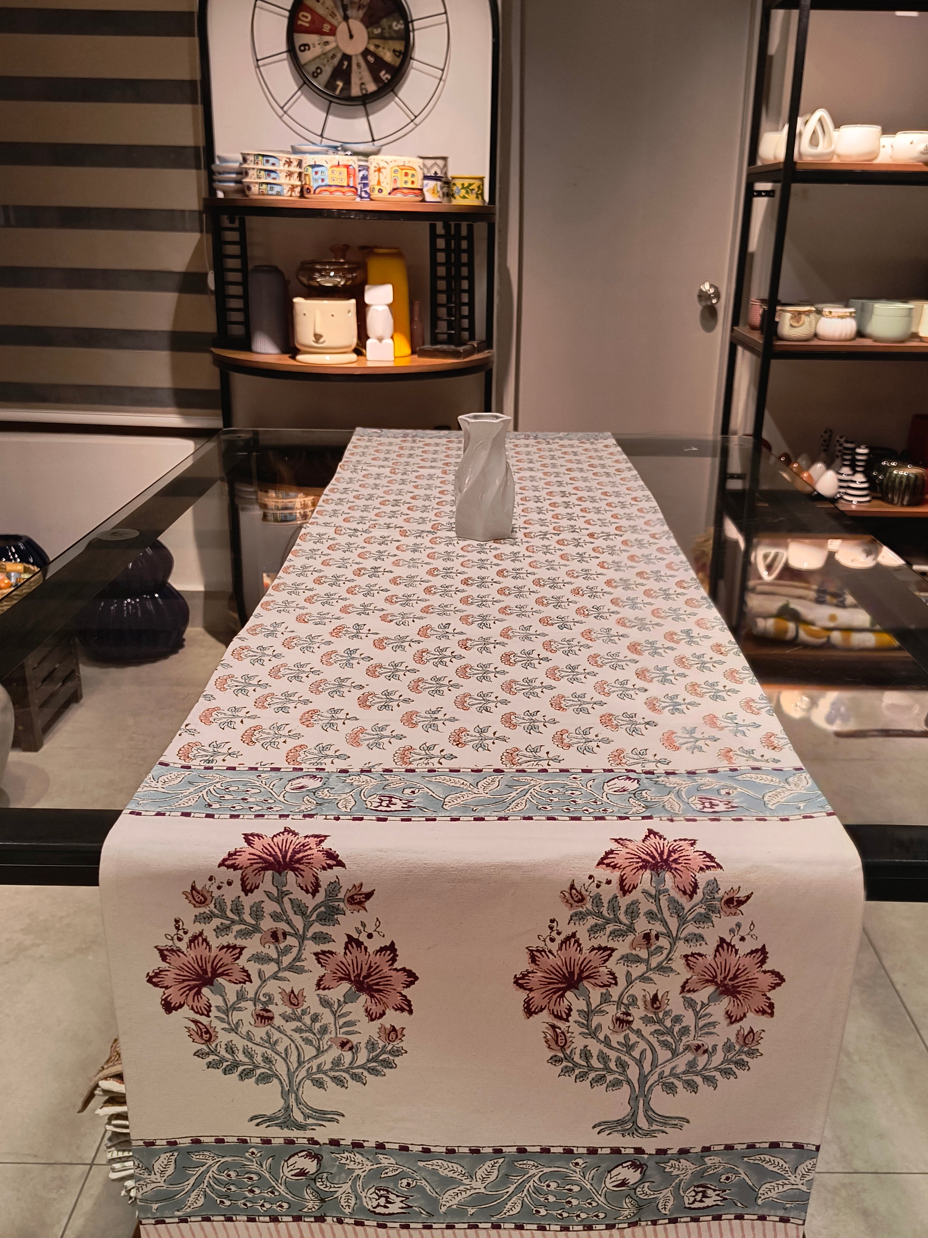 Hand Block Printed Table Runner