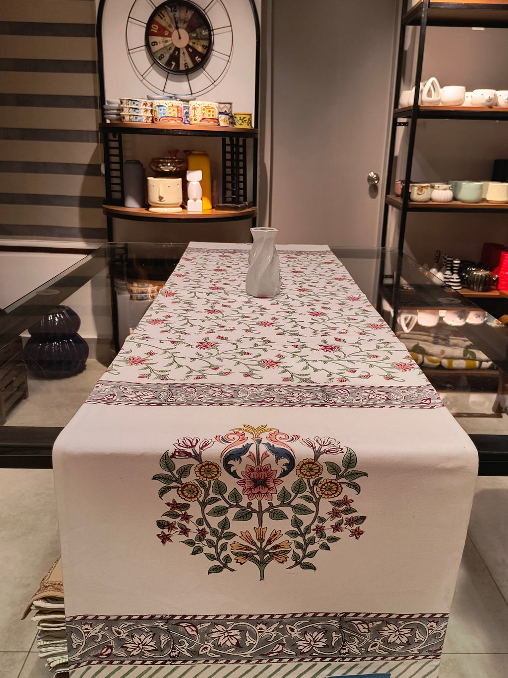 Hand Block Printed Table Runner