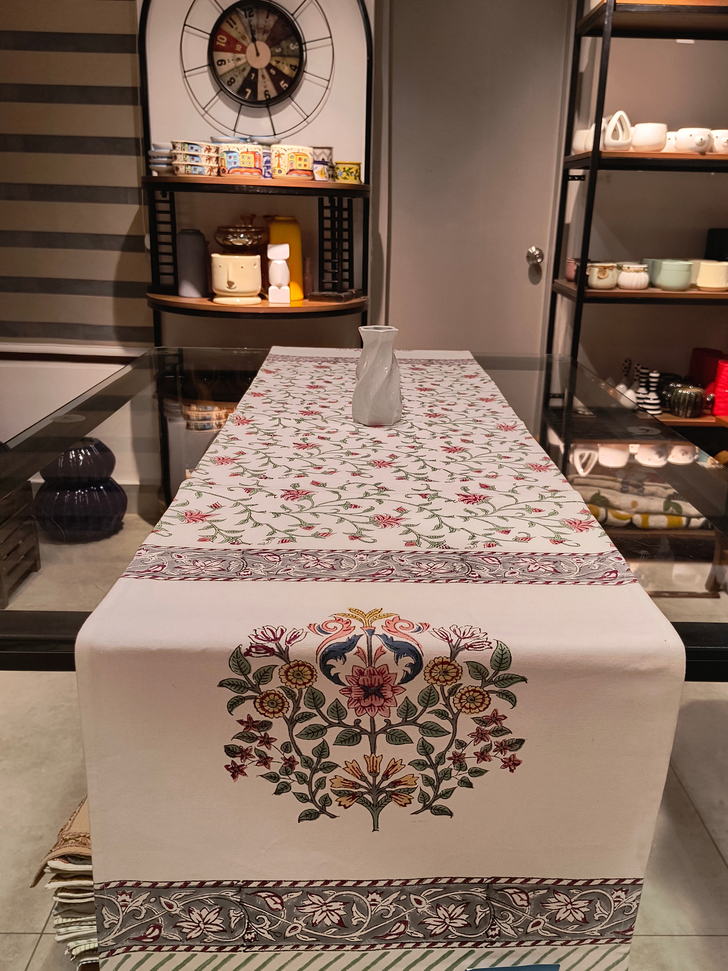 Hand Block Printed Table Runner