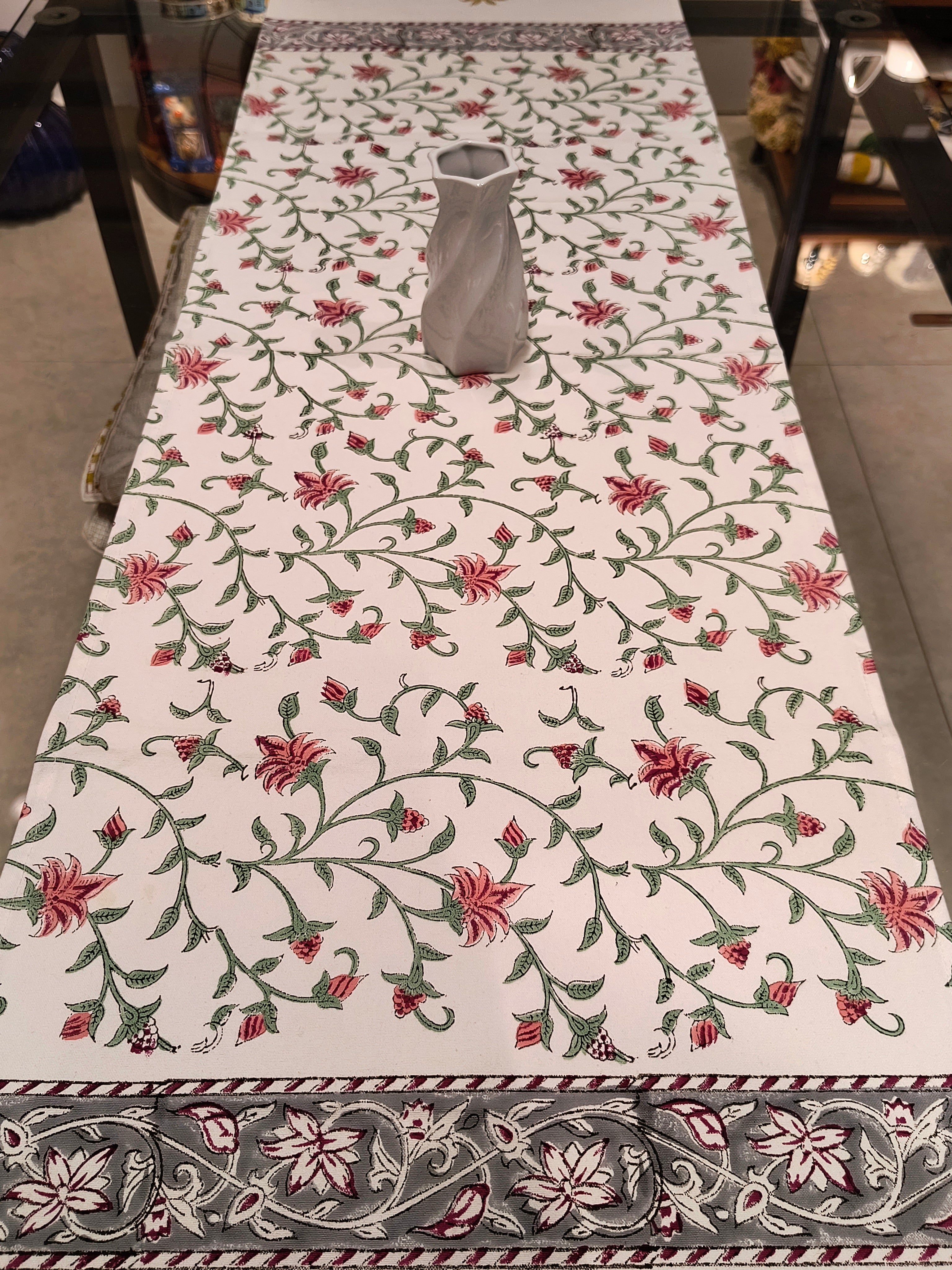 Hand Block Printed Table Runner