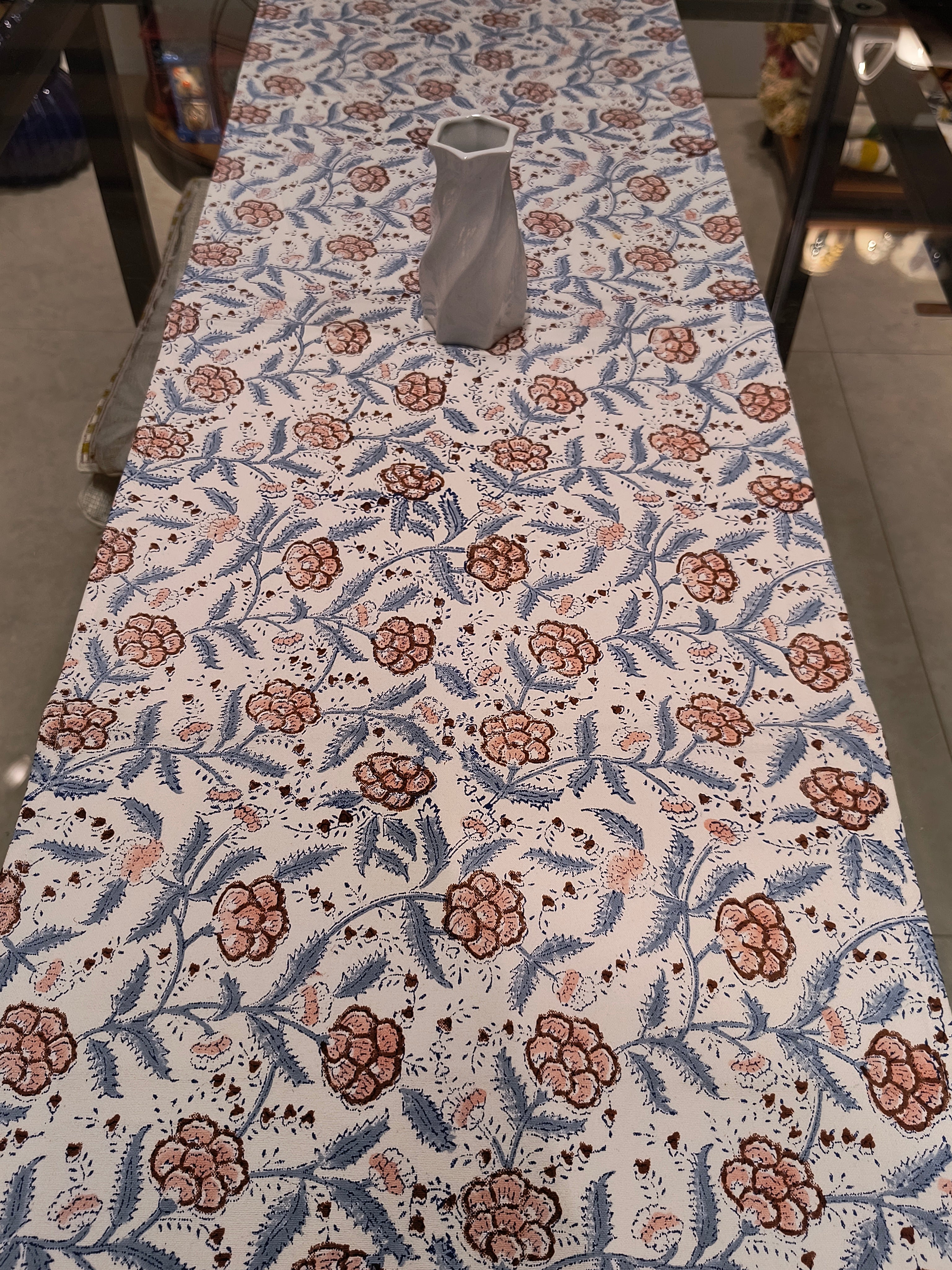 Hand Block Printed Table Runner