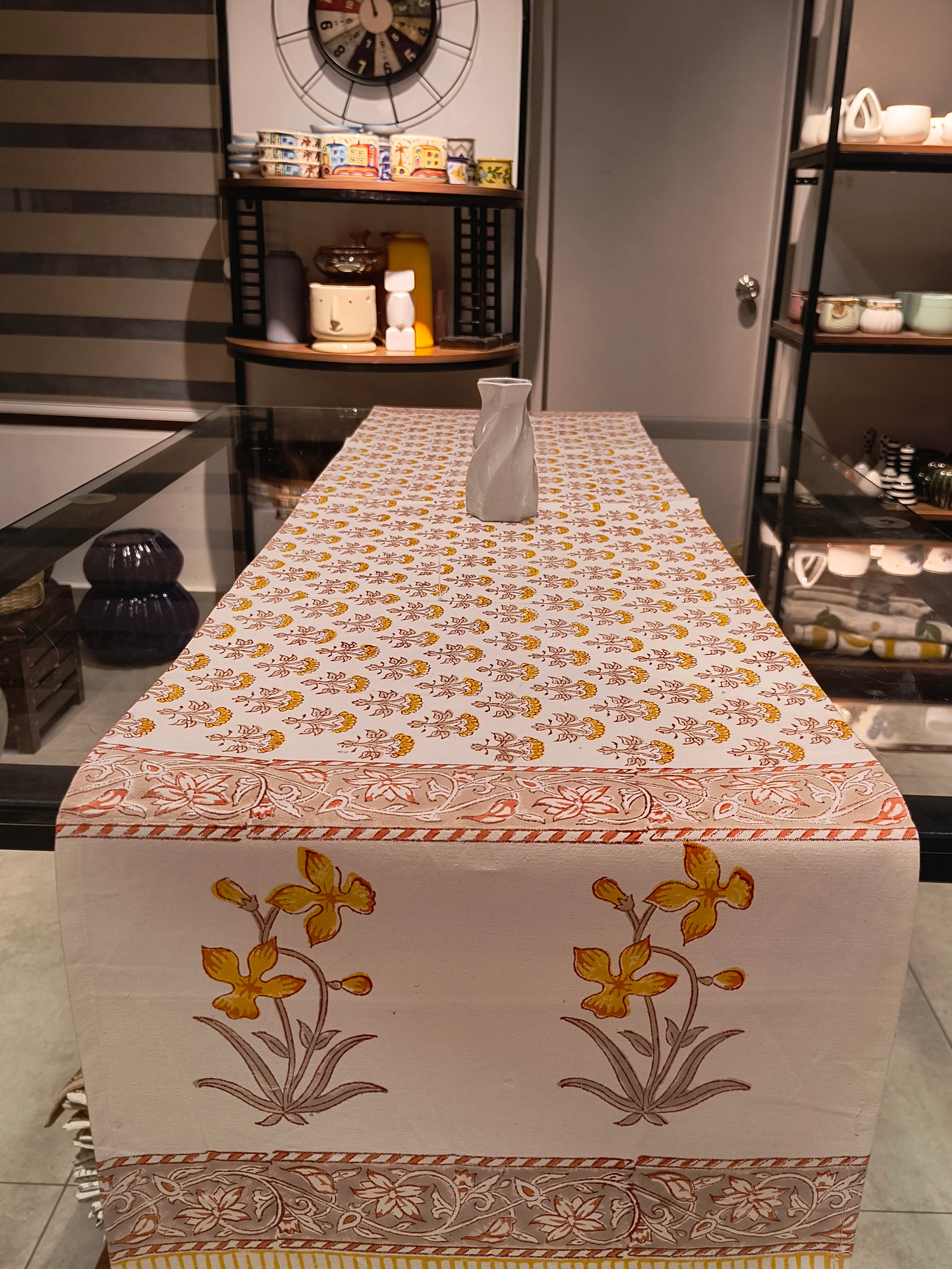 Hand Block Printed Table Runner