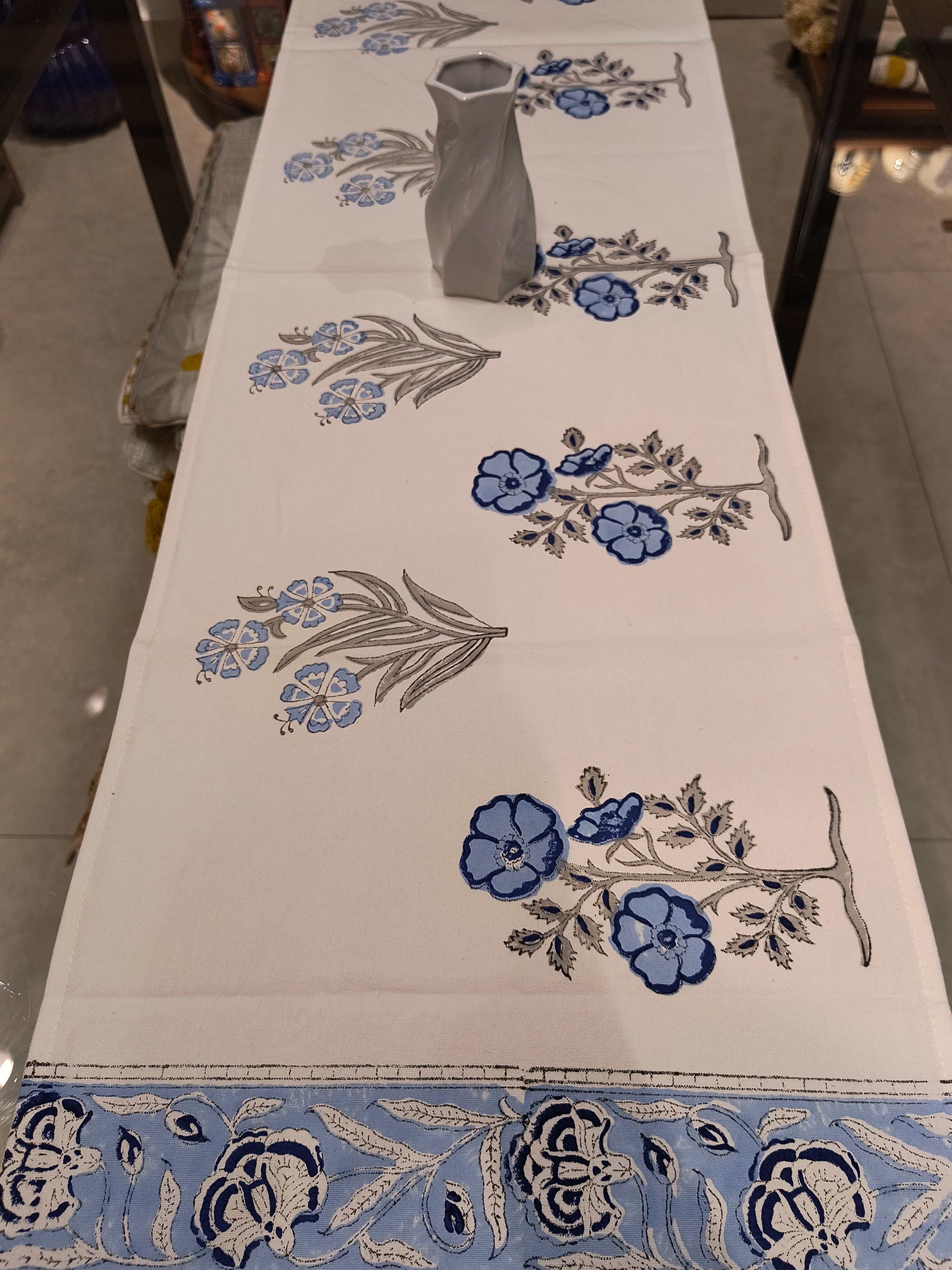 Hand Block Printed Table Runner