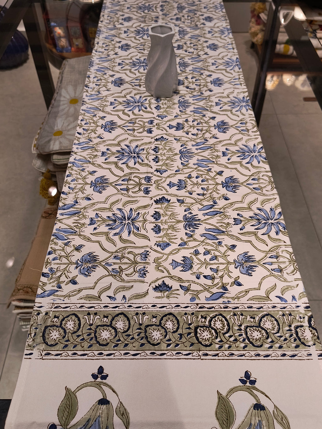 Hand Block Printed Table Runner