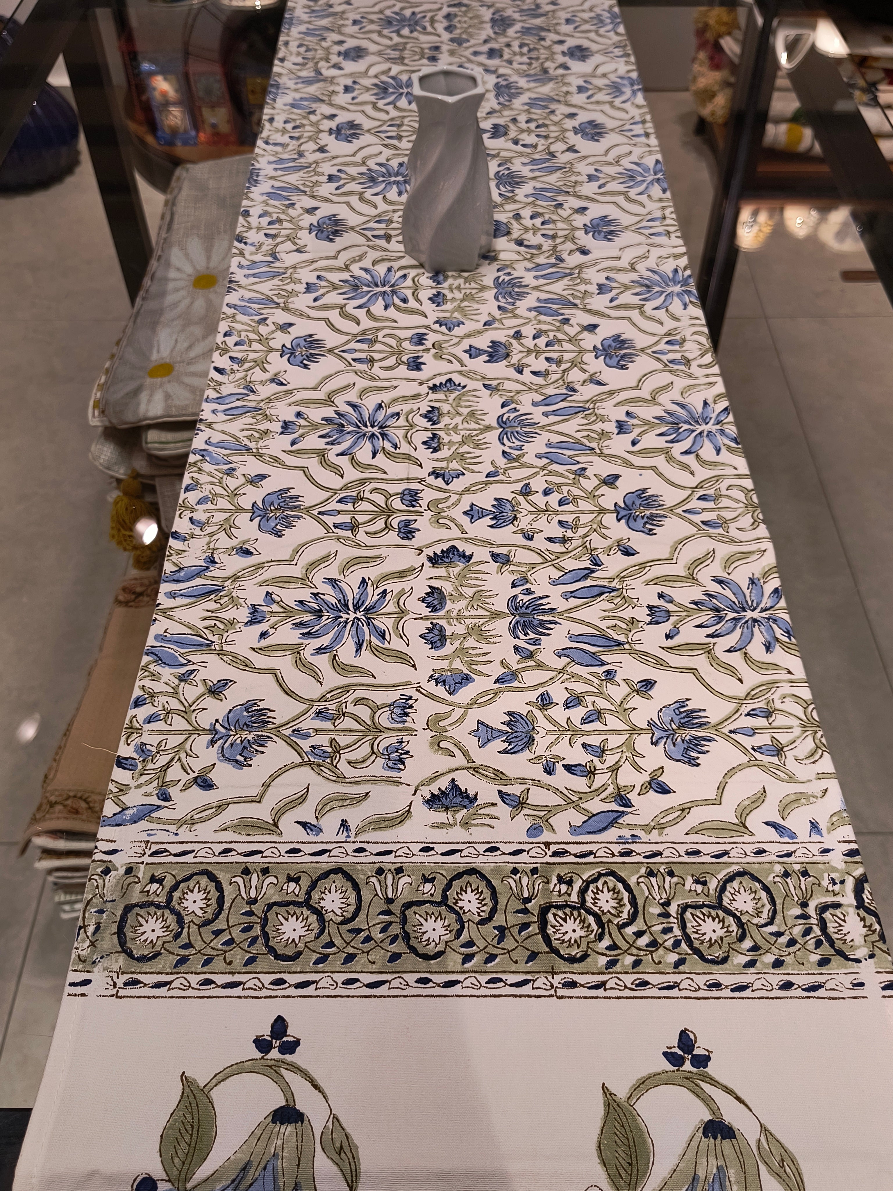 Hand Block Printed Table Runner