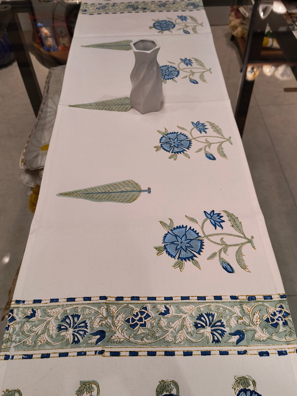 Hand Block Printed Table Runner