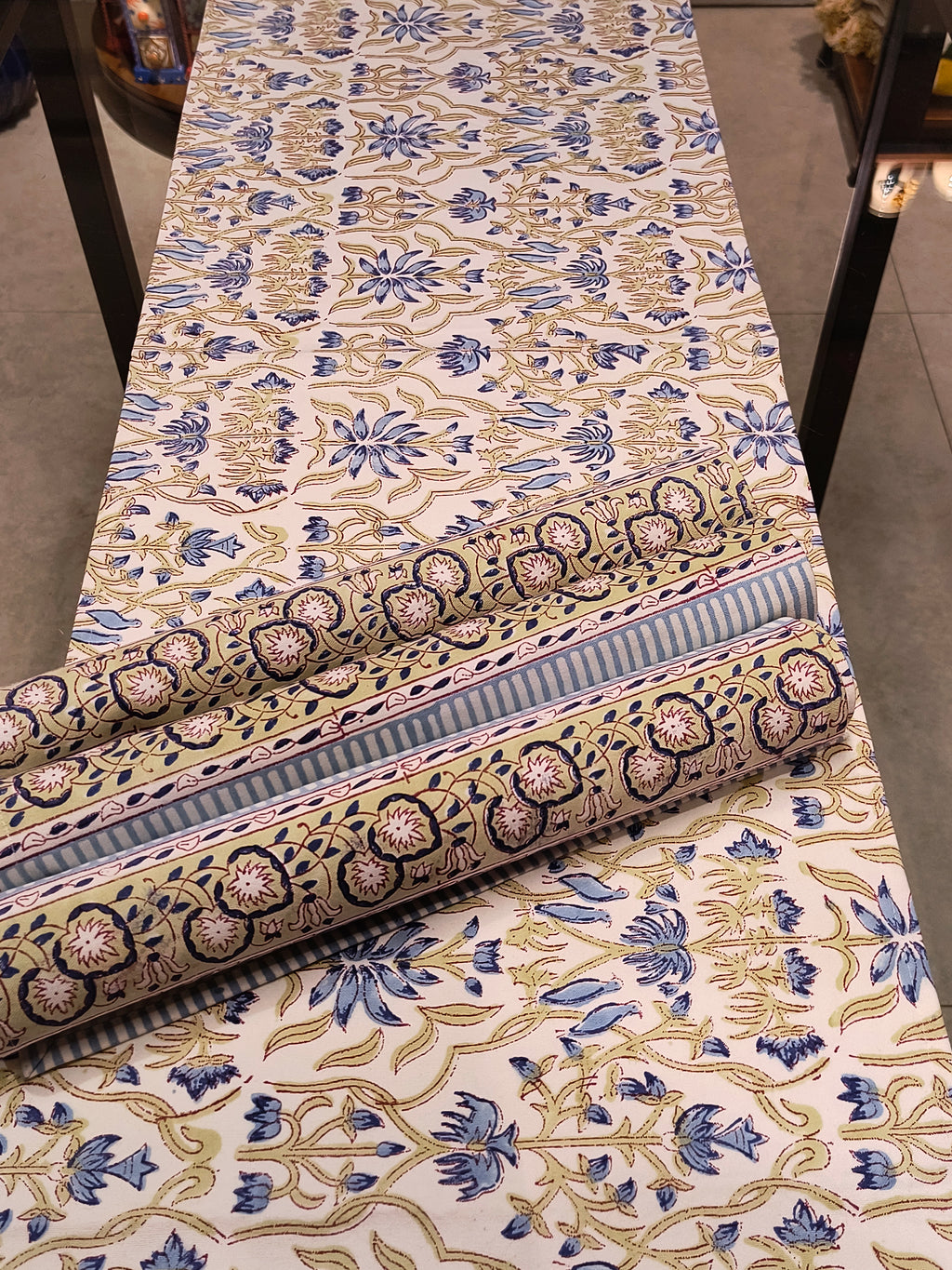 Hand Block Printed Table Runner Set