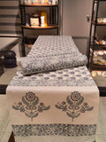 Hand Block Printed Table Runner Set