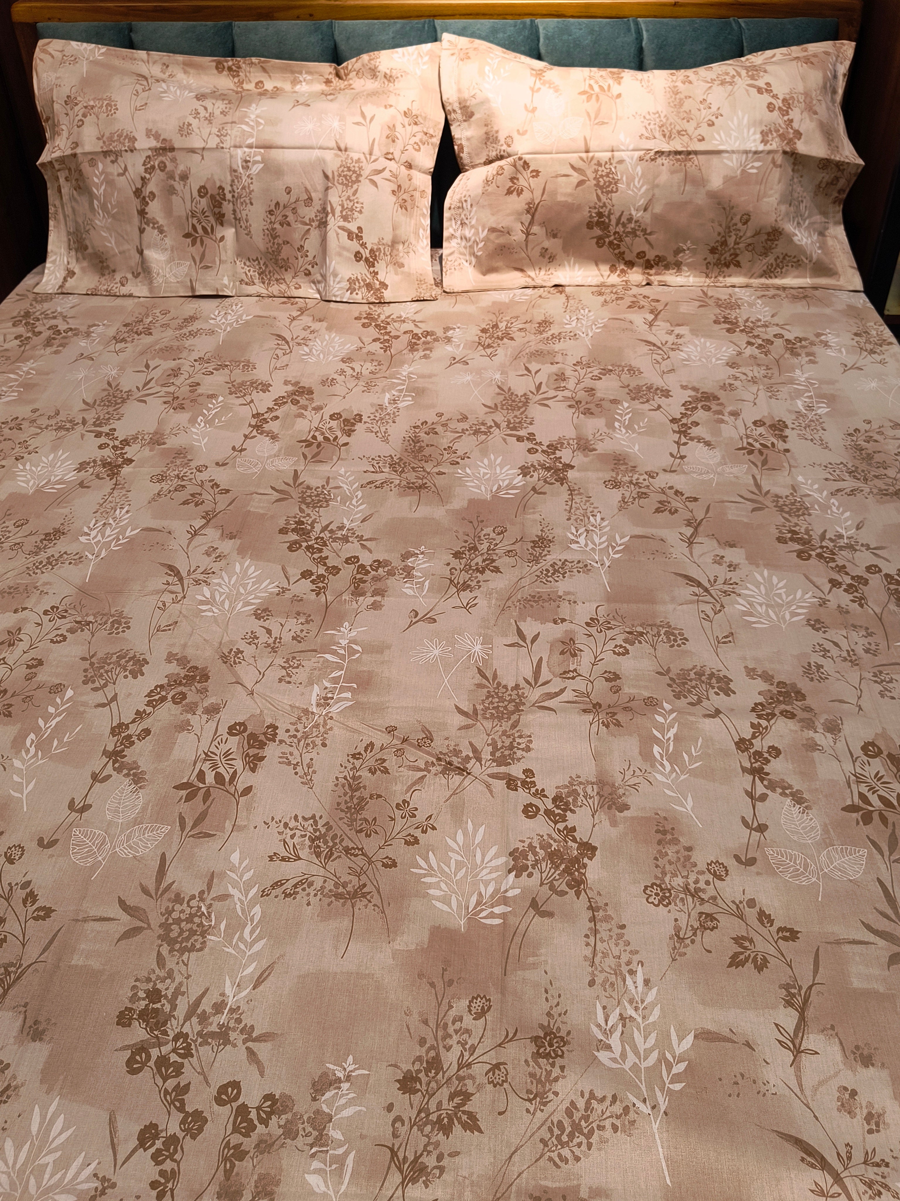Soft Cotton King Size Bedsheet Set